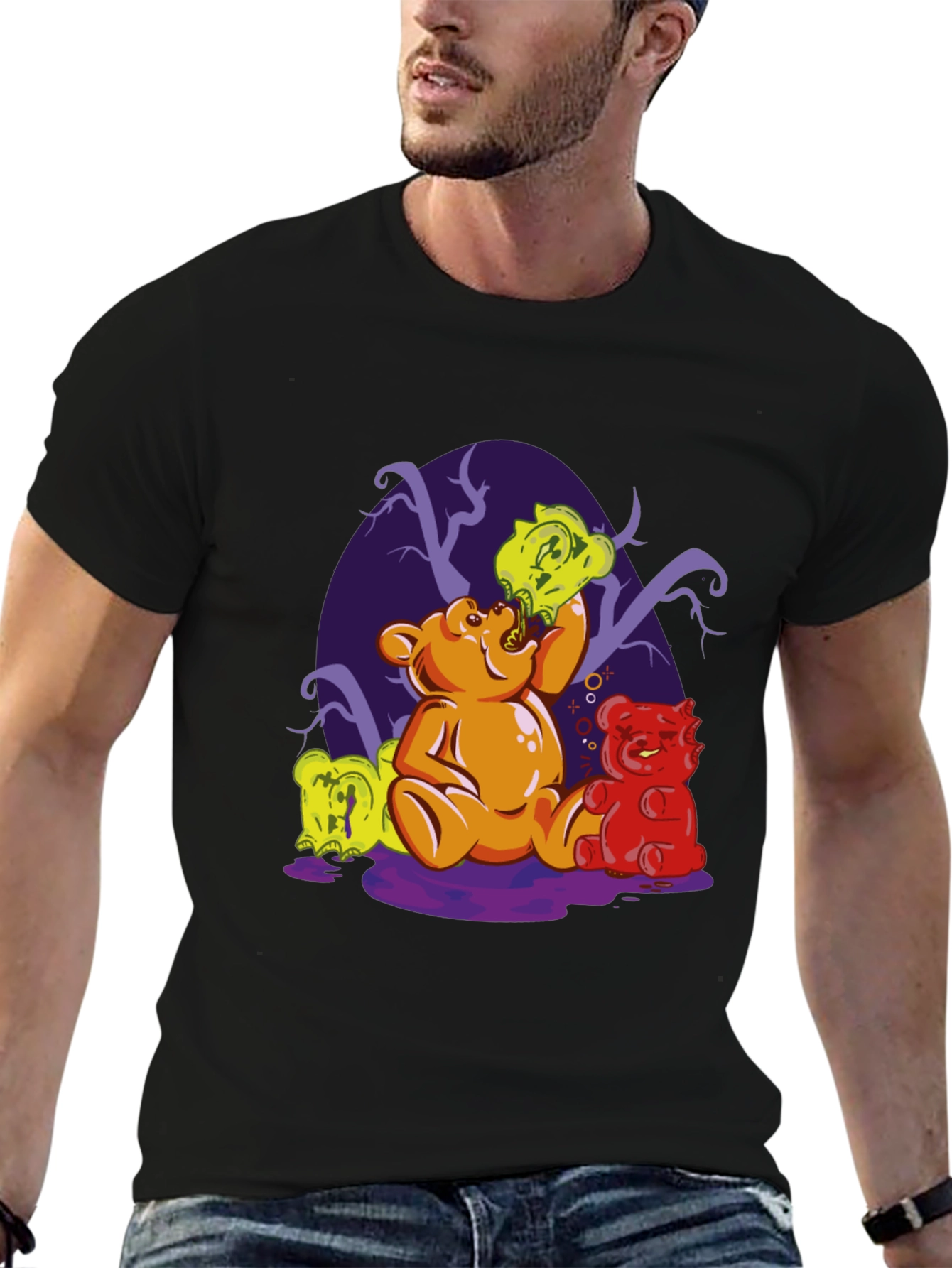 Gummy Bear T-Shirt - Funny Edible Art Tee