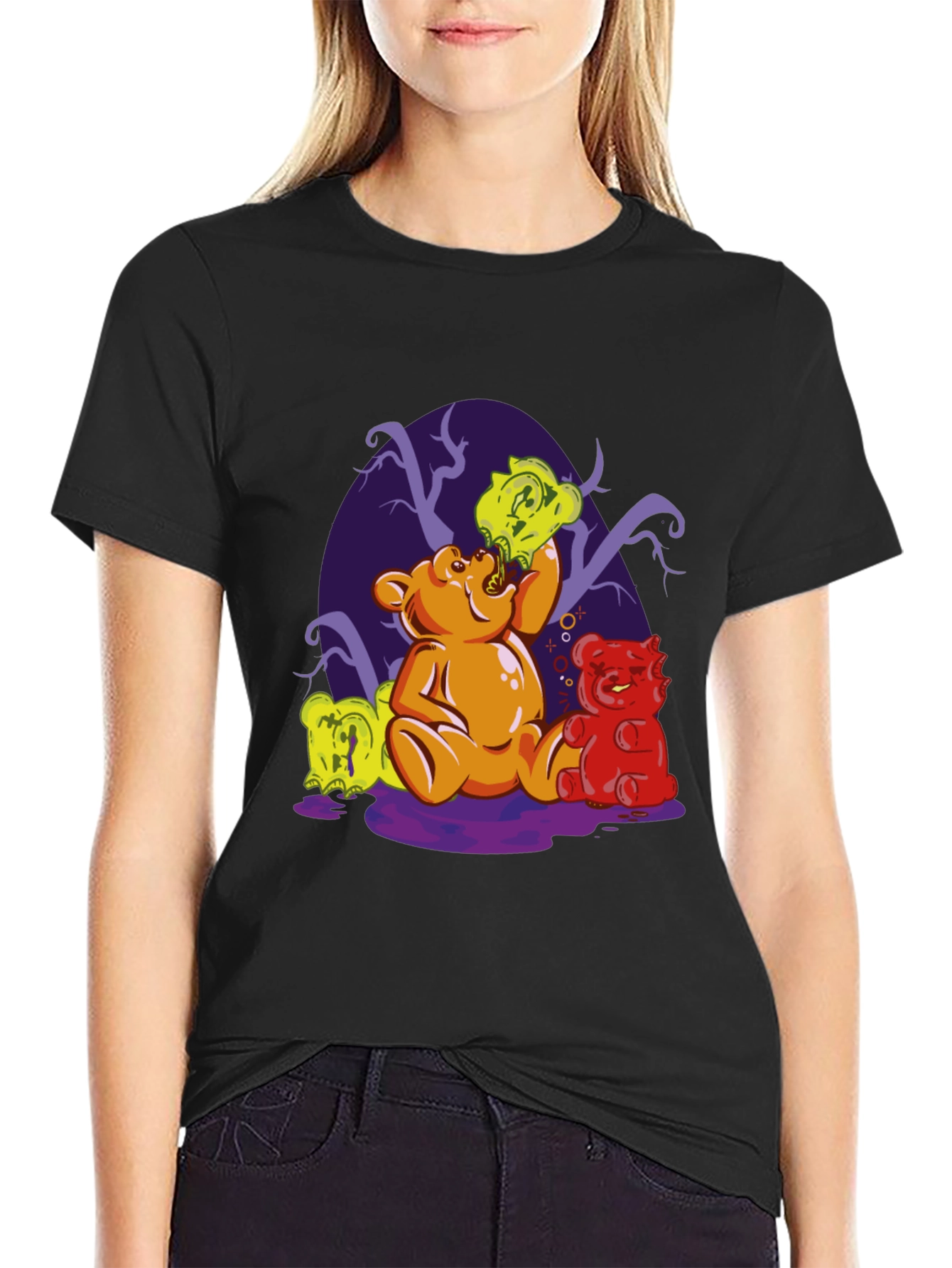 Gummy Bear T-Shirt - Funny Edible Art Tee