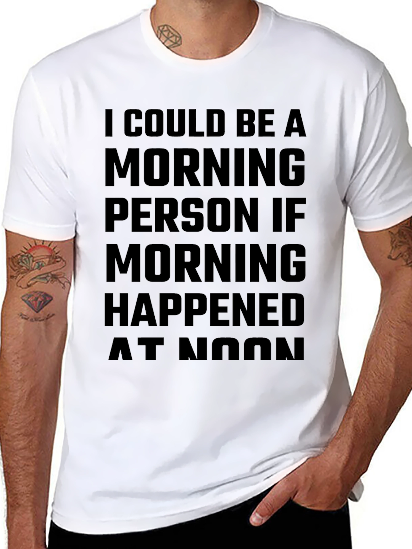 Funny Morning Person Graphic T-Shirt