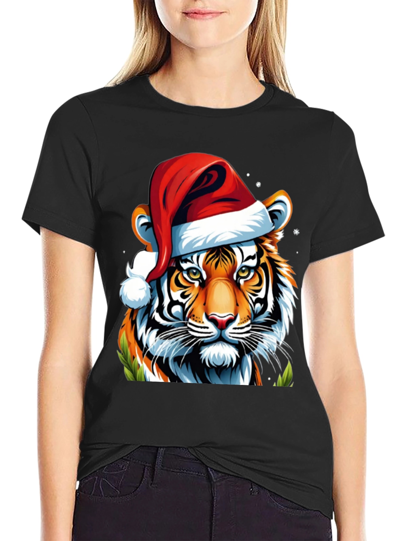 Festive Tiger Graphic Tee