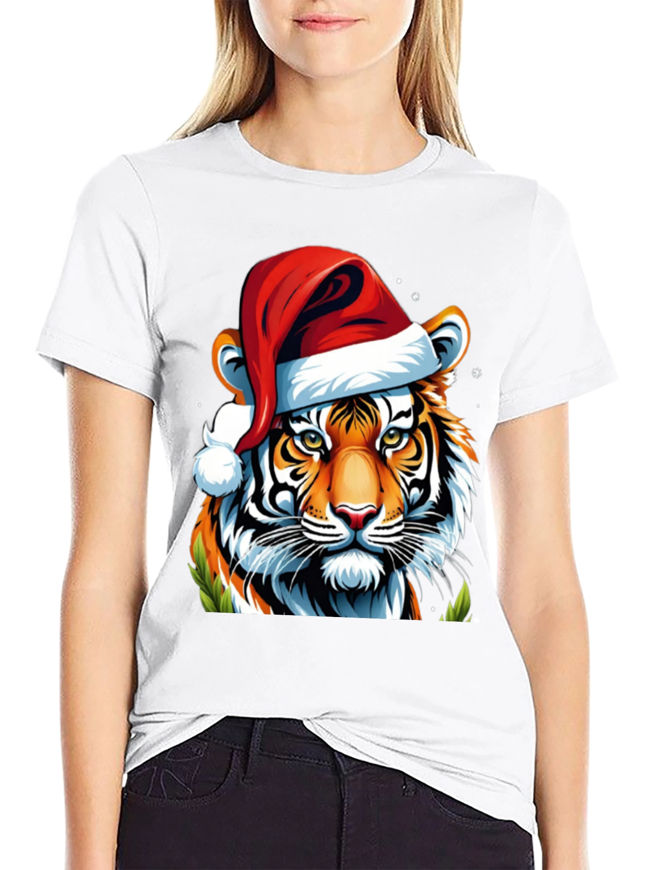 Festive Tiger Graphic Tee