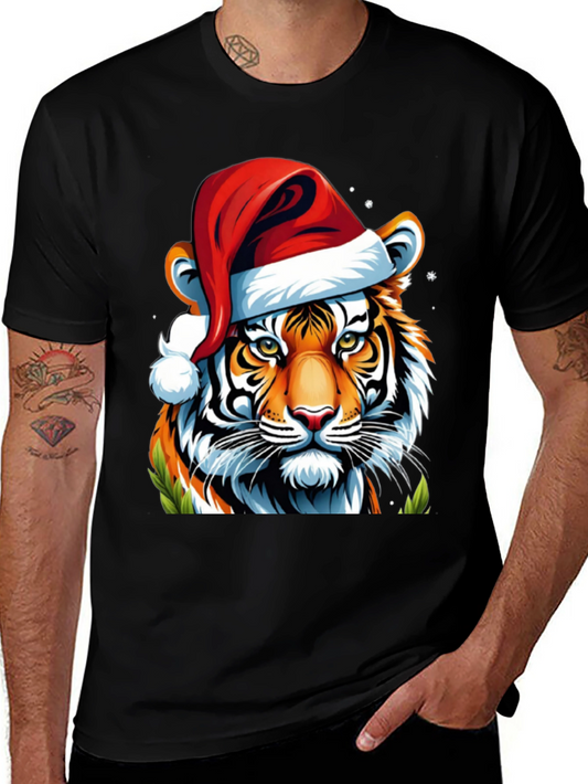 Festive Tiger Graphic Tee