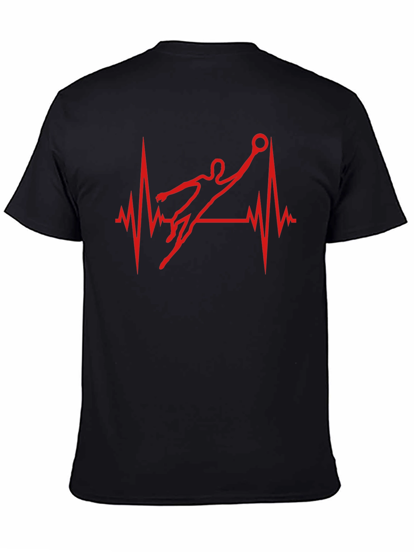 Handball Heartbeat T-Shirt - Passionate Player Tee