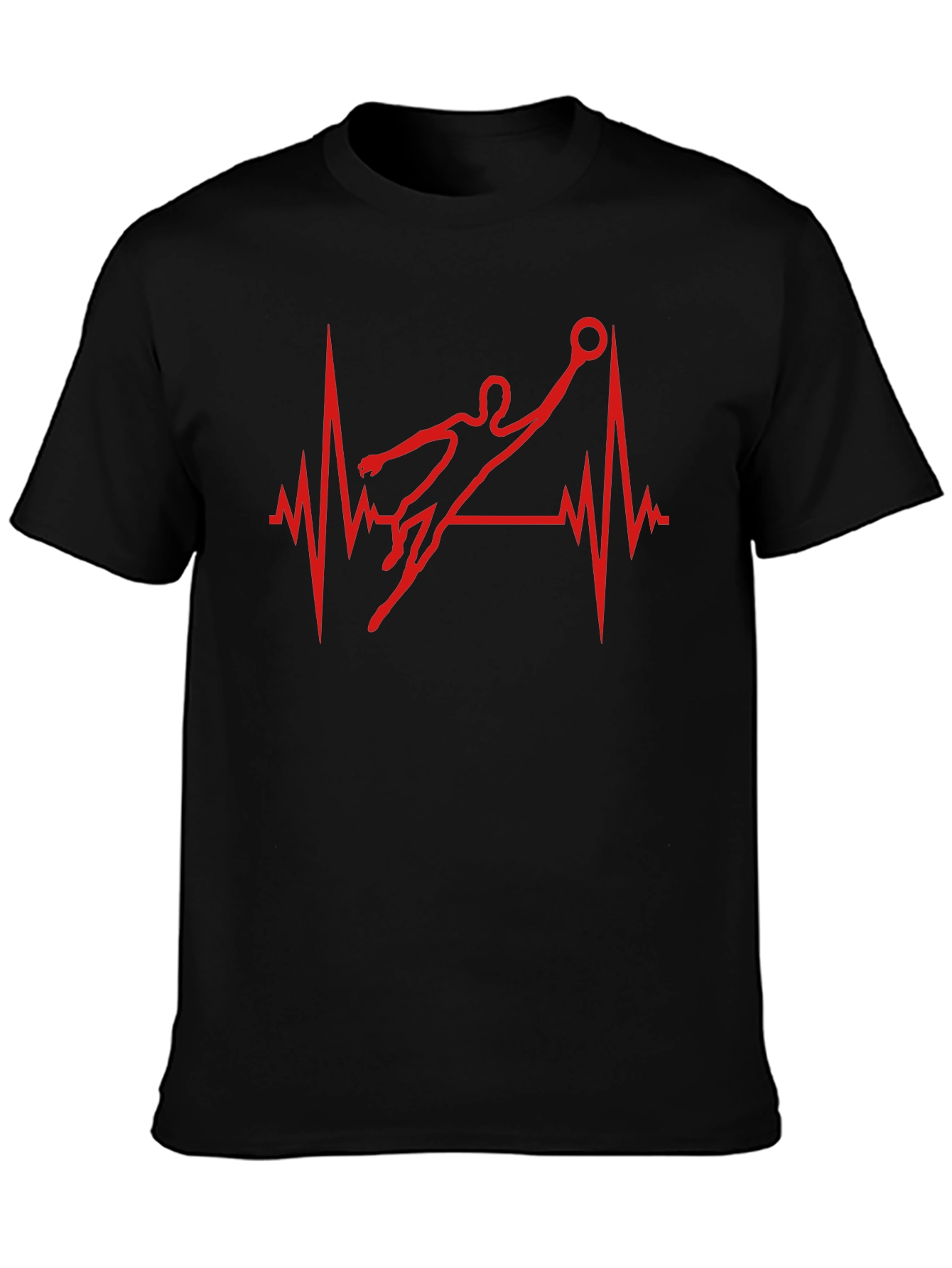 Handball Heartbeat T-Shirt - Passionate Player Tee