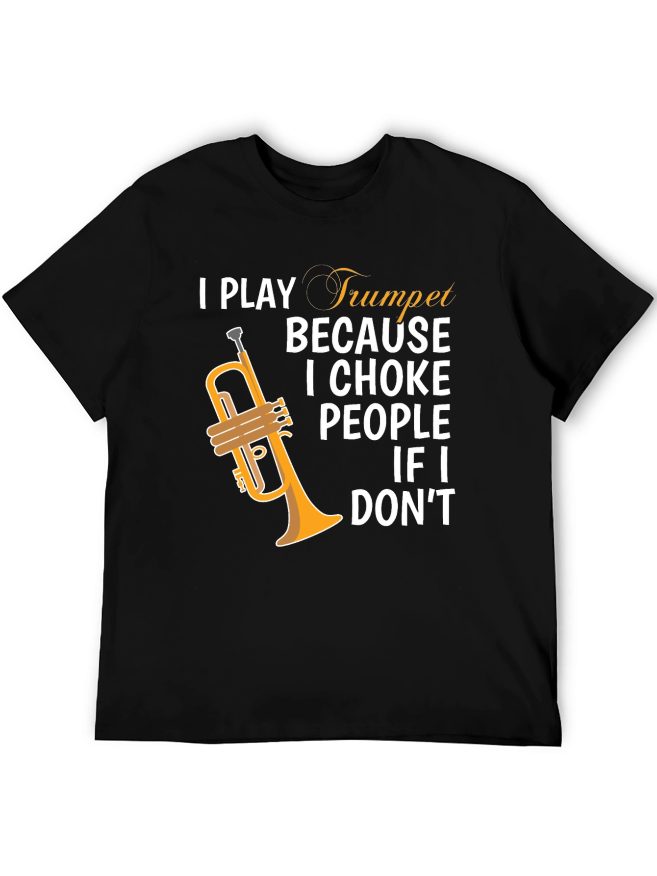 I Play Trumpet Graphic Tee