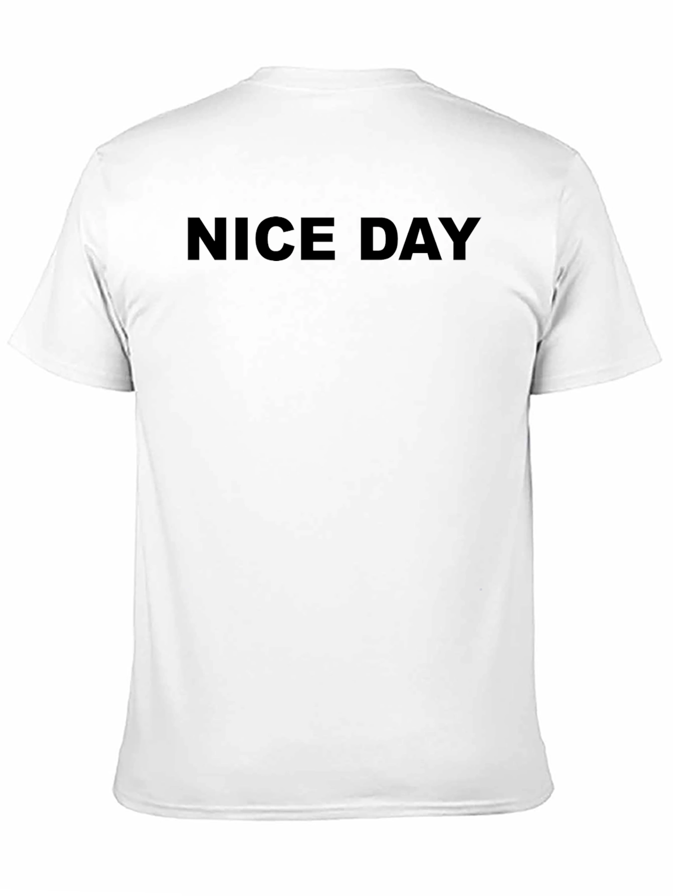 Nice Day Graphic Tee - Classic Black T-Shirt