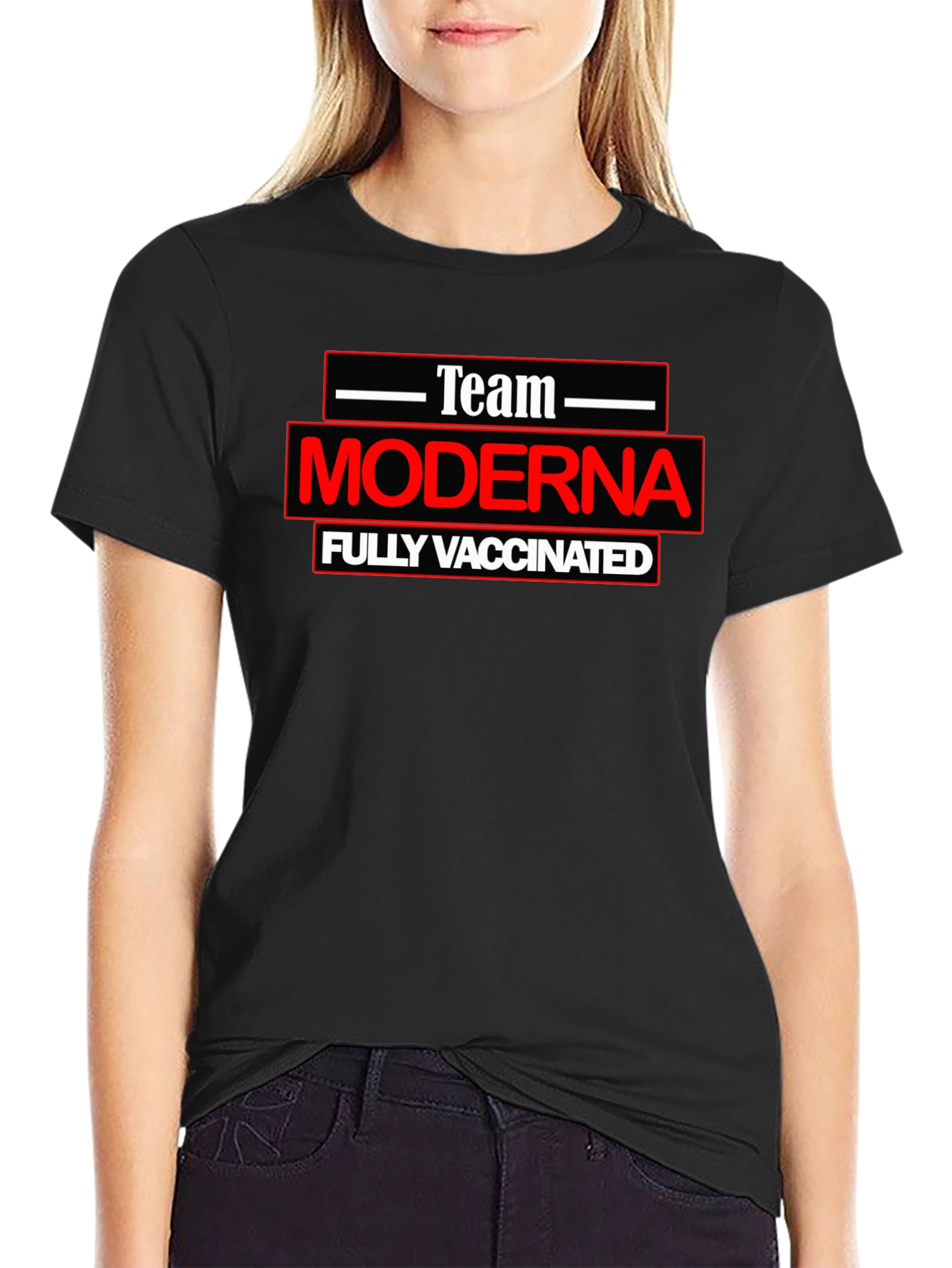 Team Moderna Fully Vaccinated T-Shirt