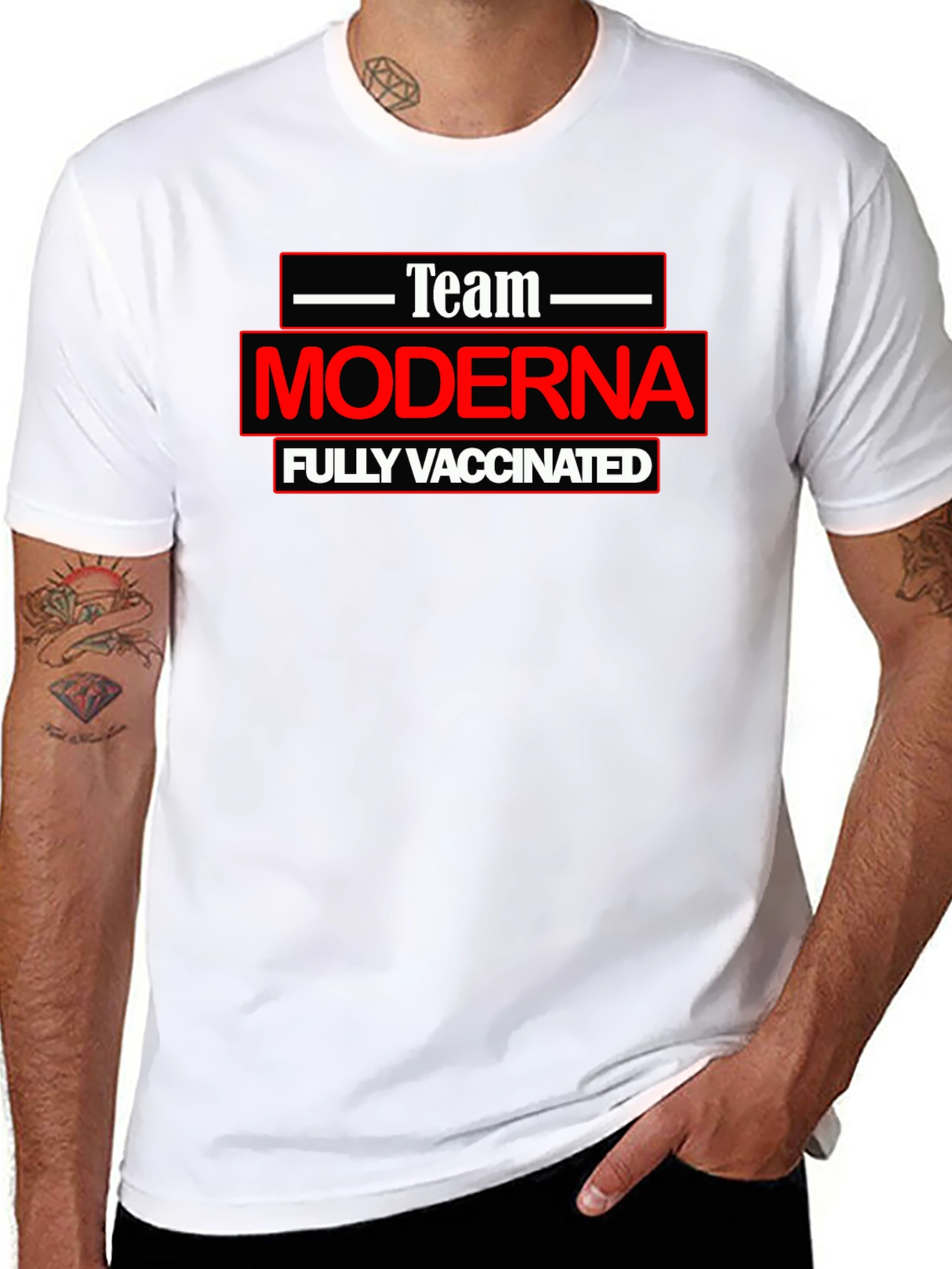 Team Moderna Fully Vaccinated T-Shirt