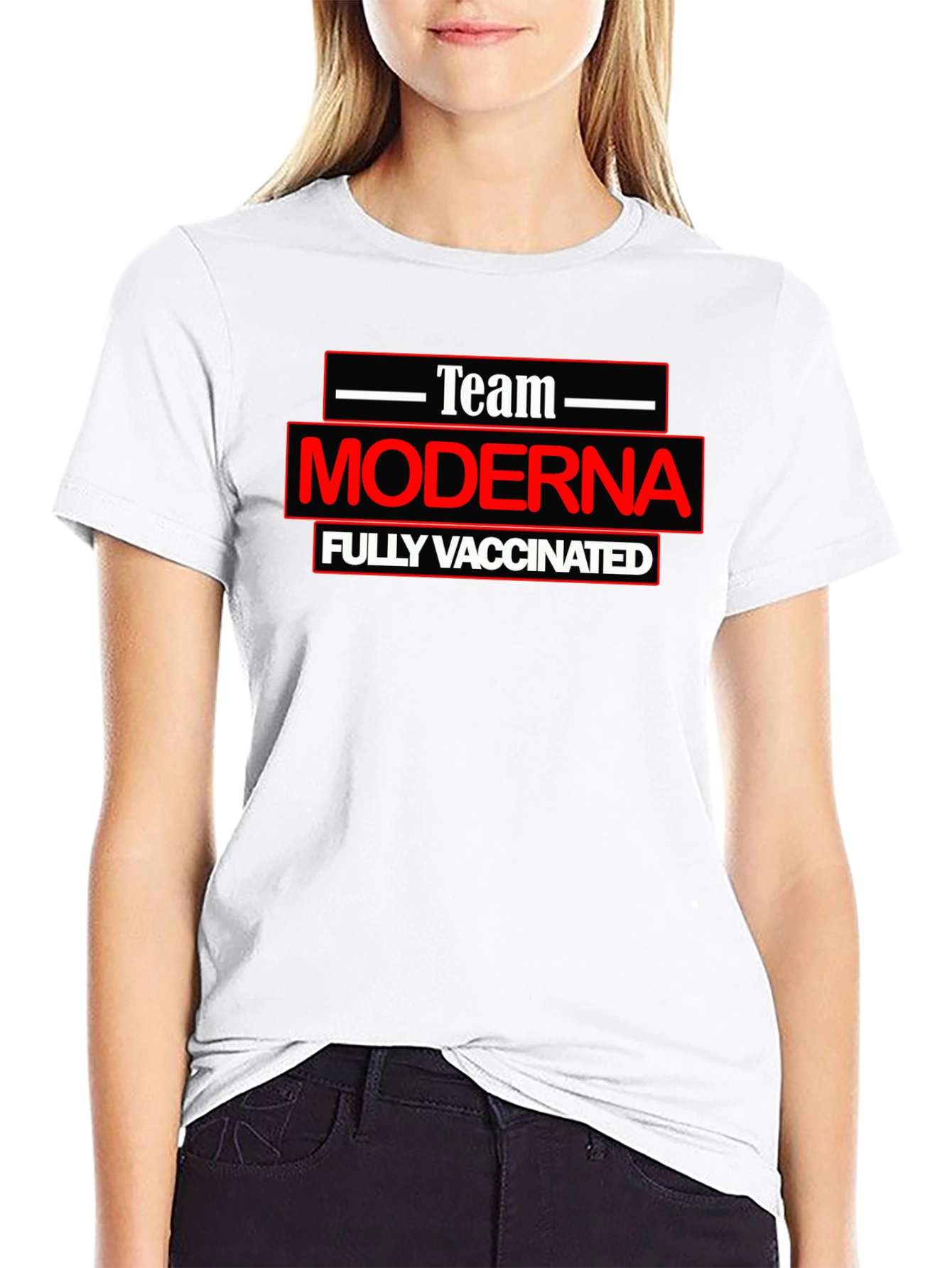 Team Moderna Fully Vaccinated T-Shirt