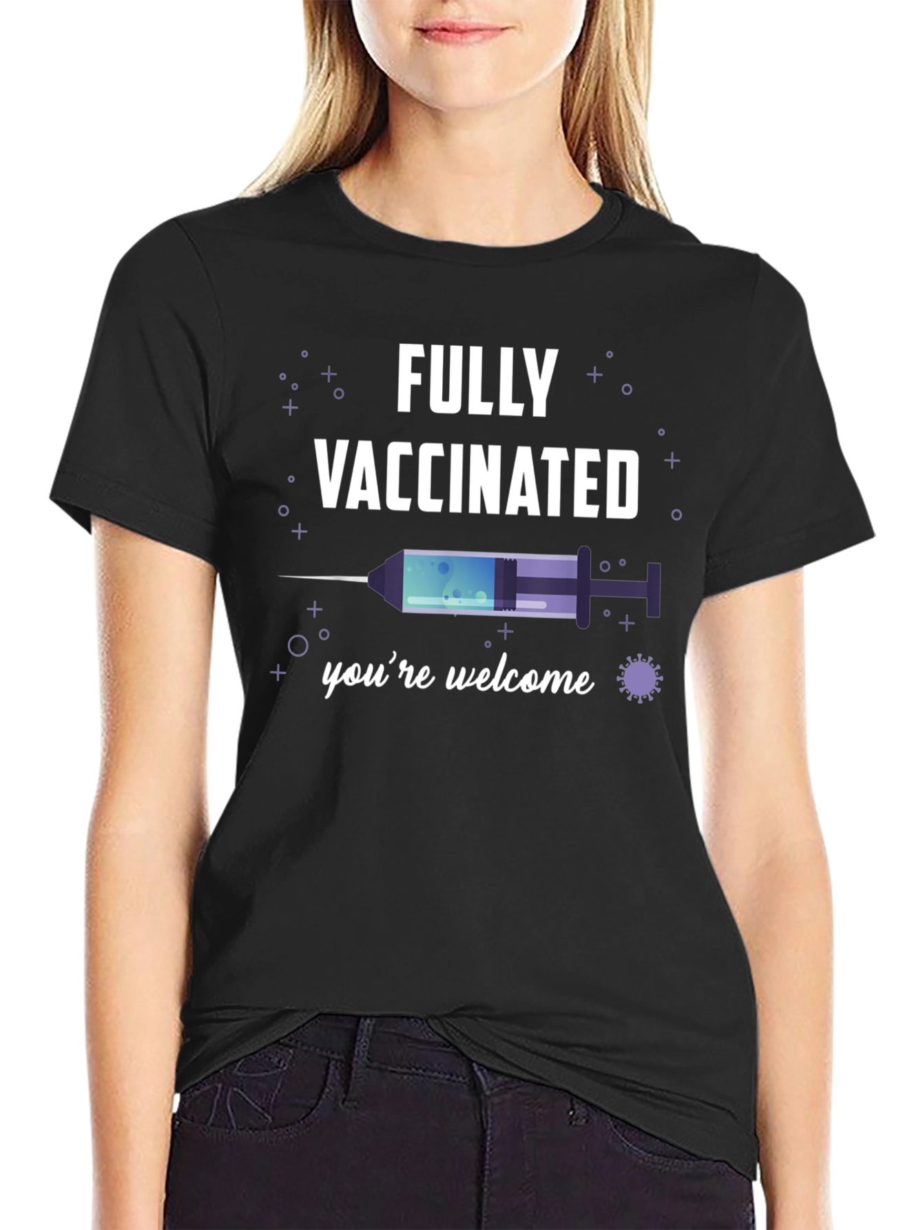 Fully Vaccinated T-Shirt Novelty Tee