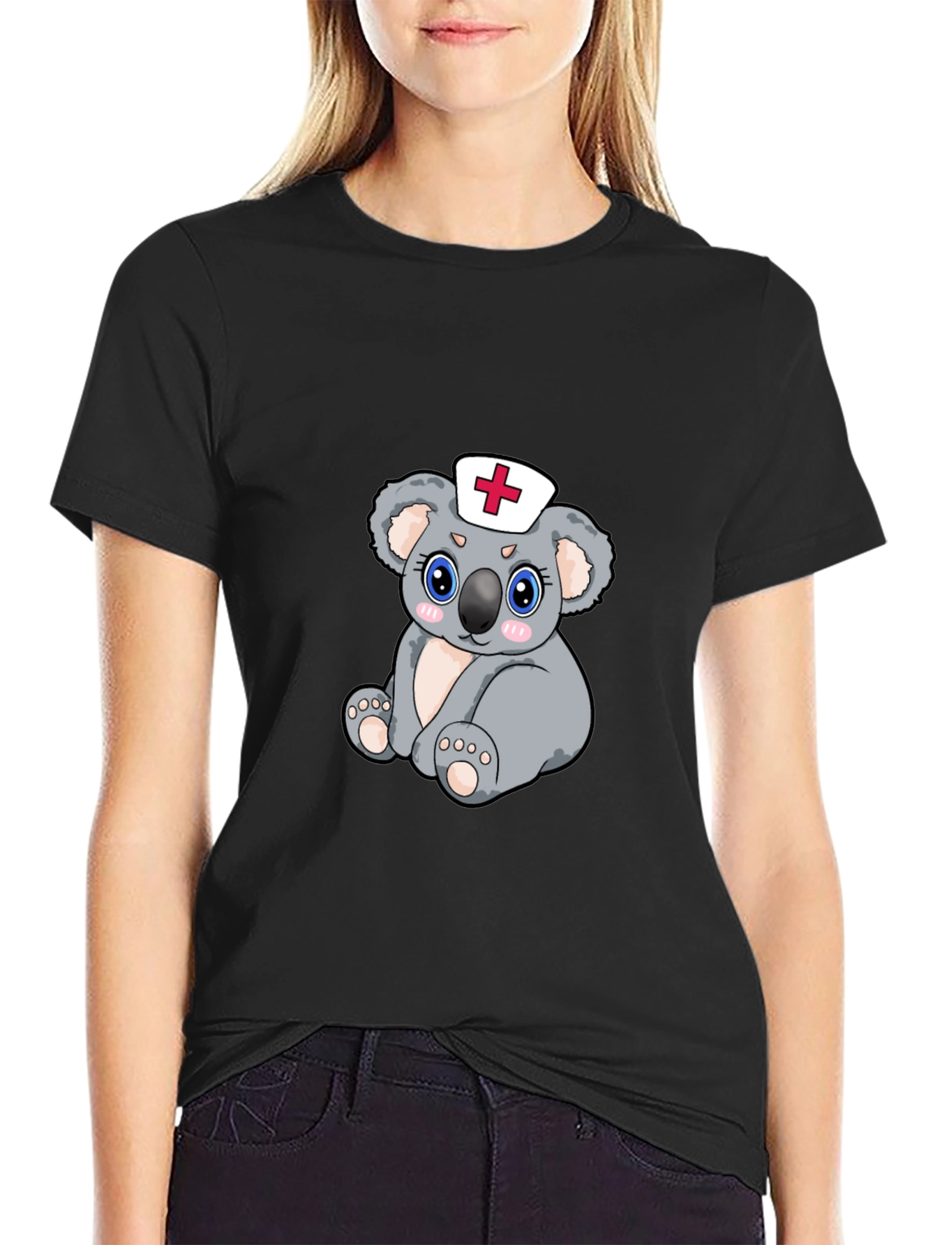 Nurse Koala Bear Graphic T-Shirt