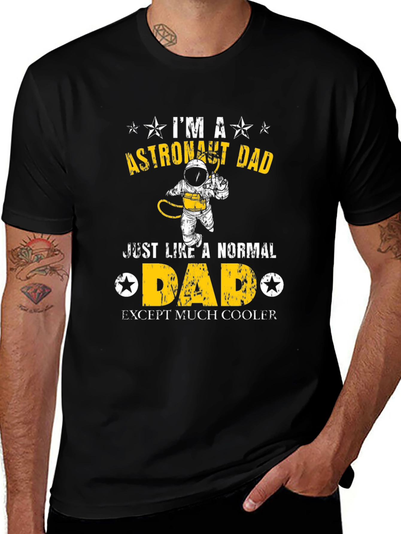 Astronaut Dad T-Shirt - Cool Fathers Day Gift!