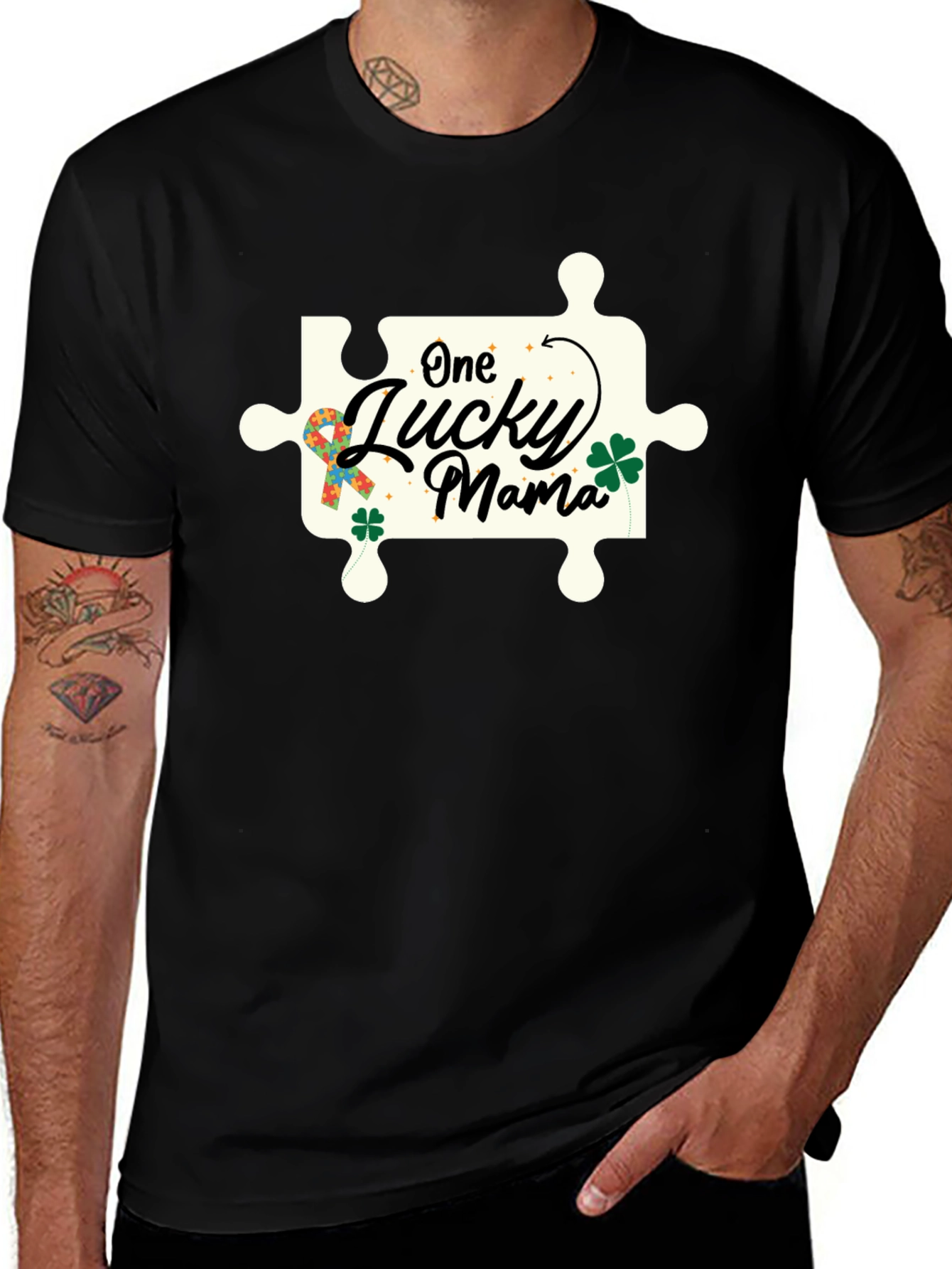 One Lucky Mama St. Patricks Day T-Shirt