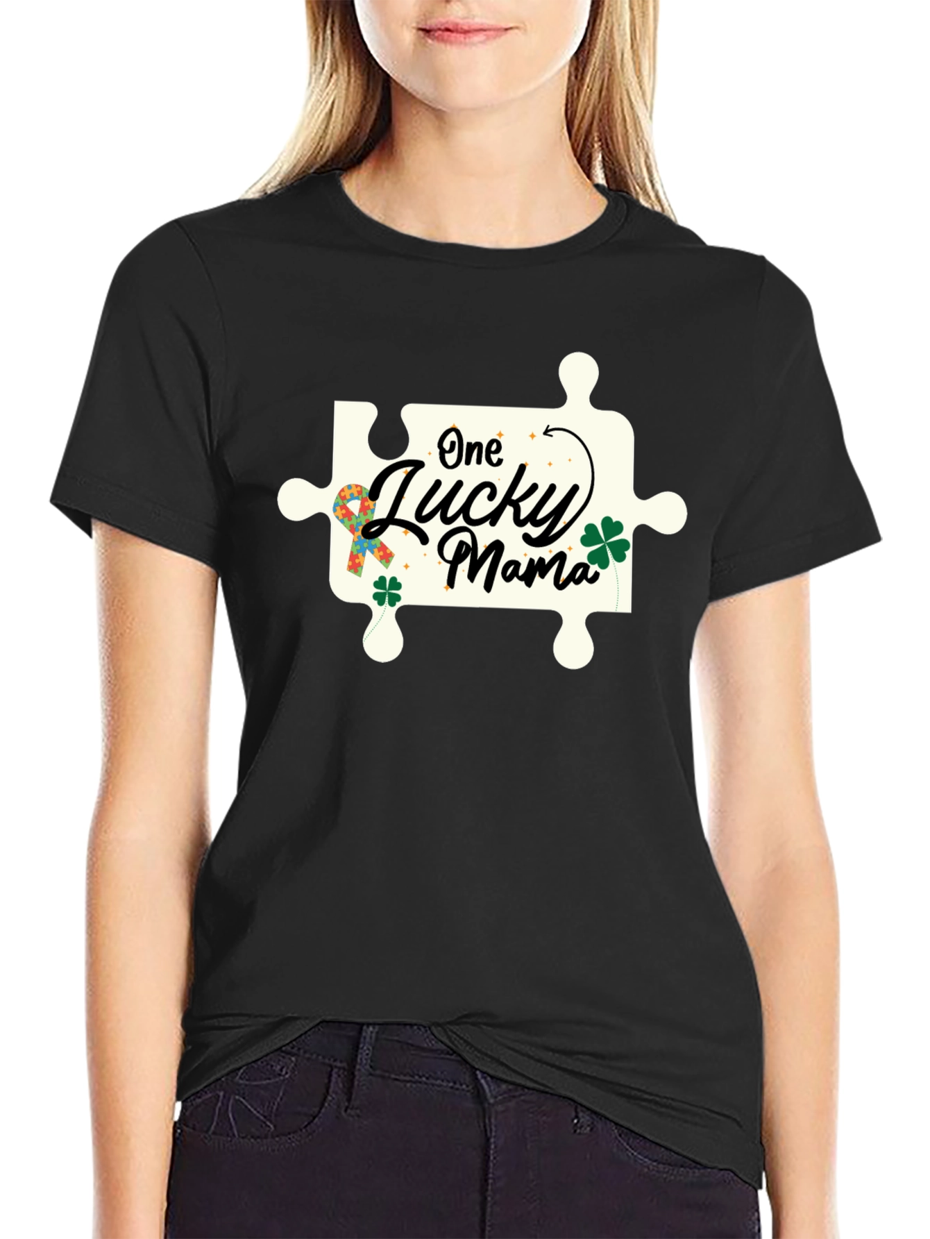 One Lucky Mama St. Patricks Day T-Shirt