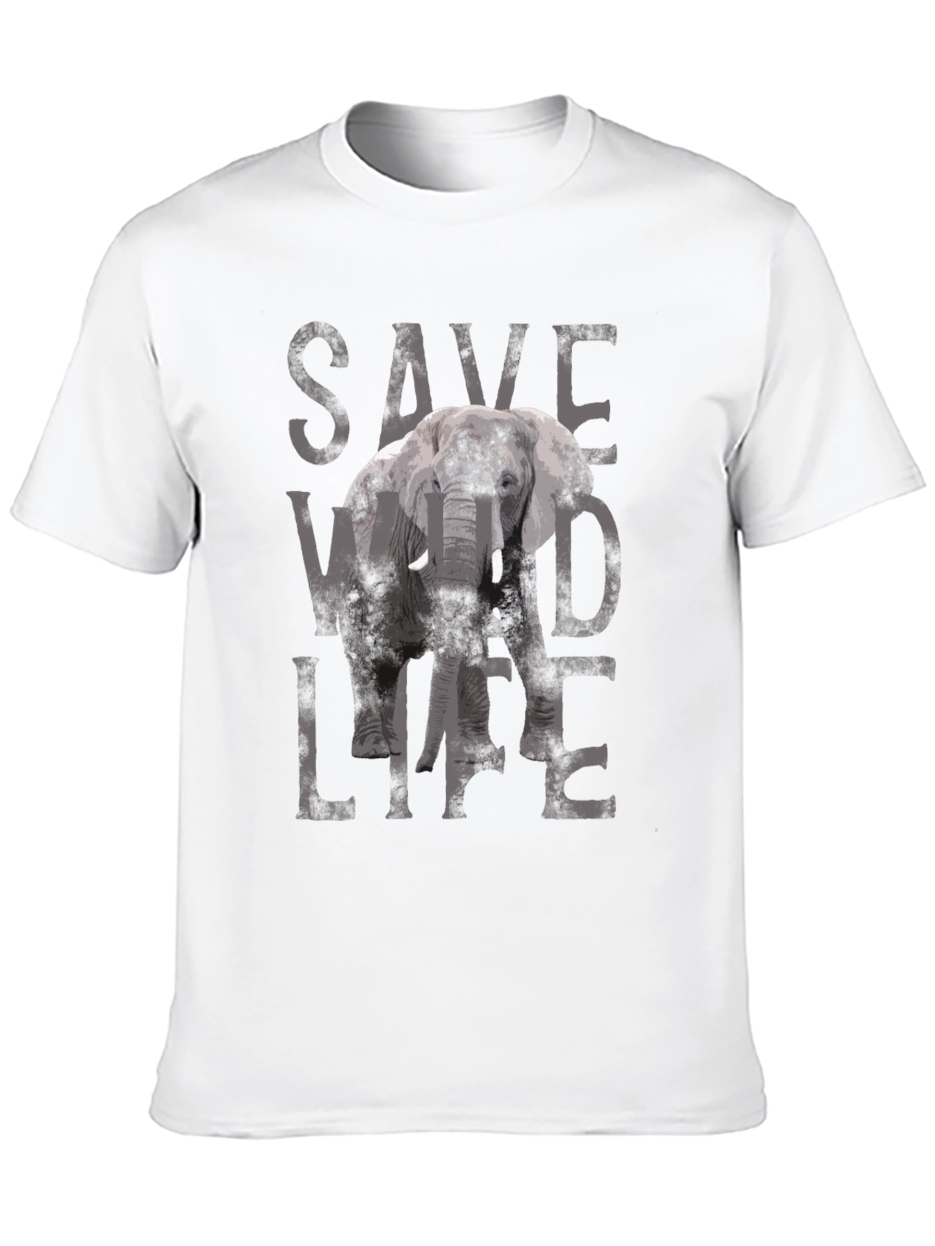 Save Wildlife Elephant Graphic Tee