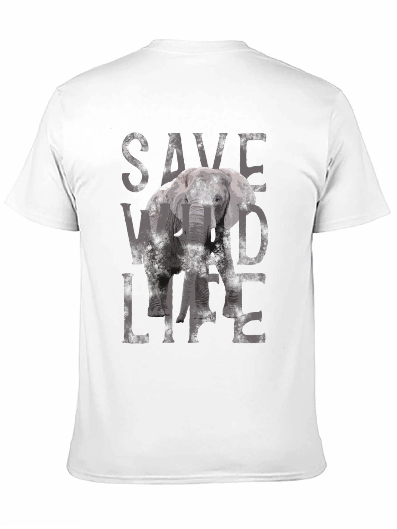 Save Wildlife Elephant Graphic Tee