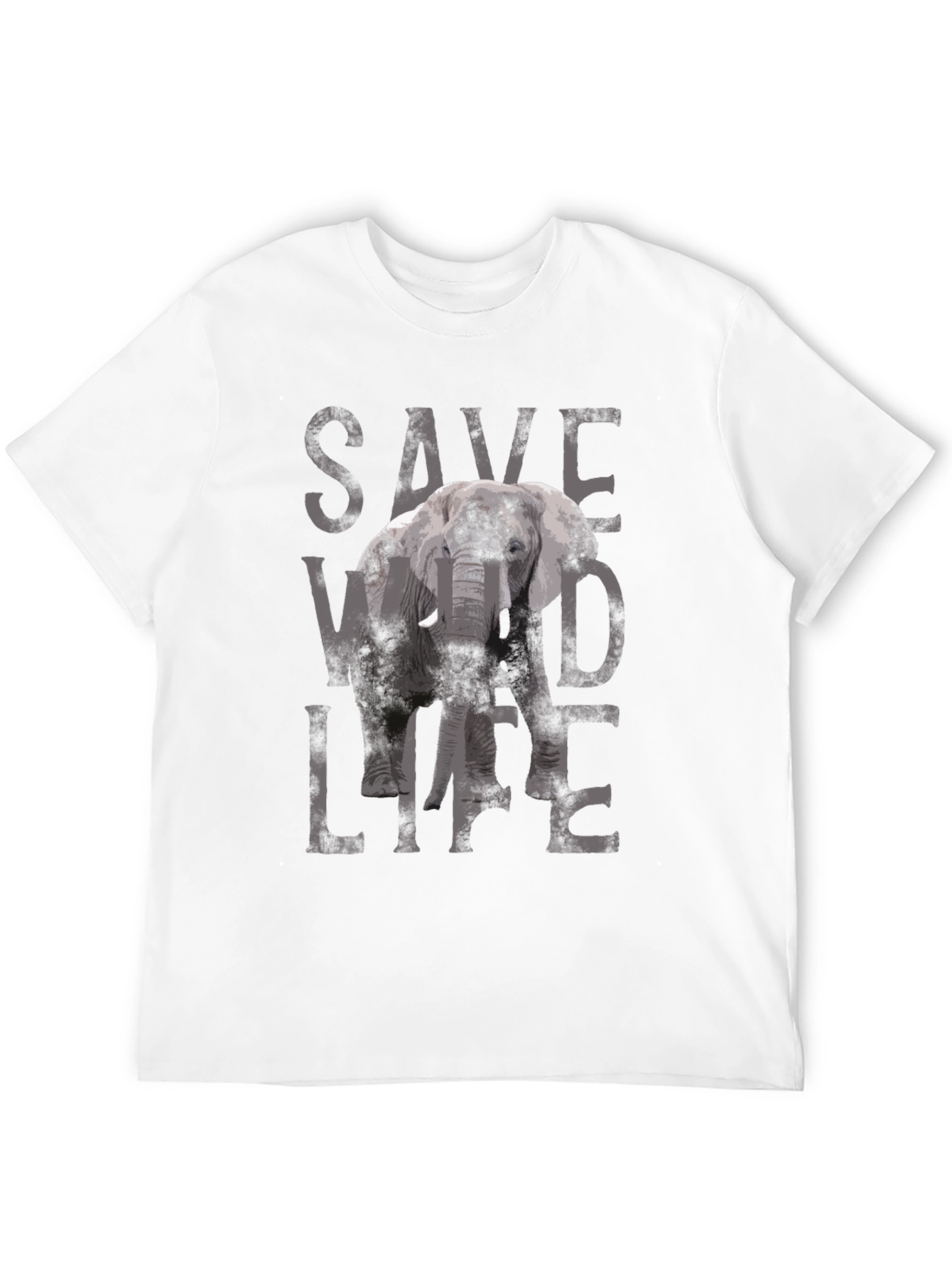 Save Wildlife Elephant Graphic Tee