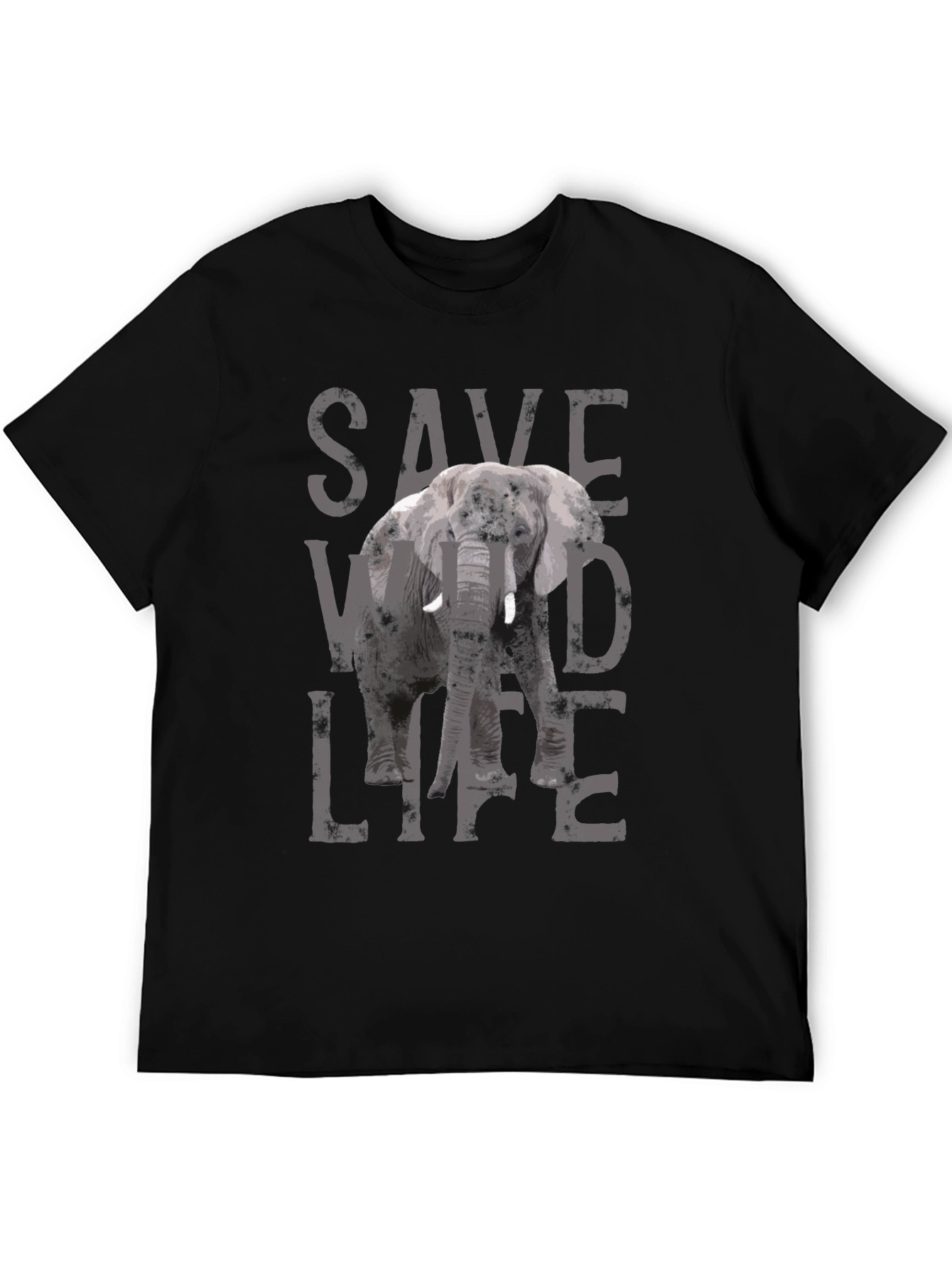 Save Wildlife Elephant Graphic Tee