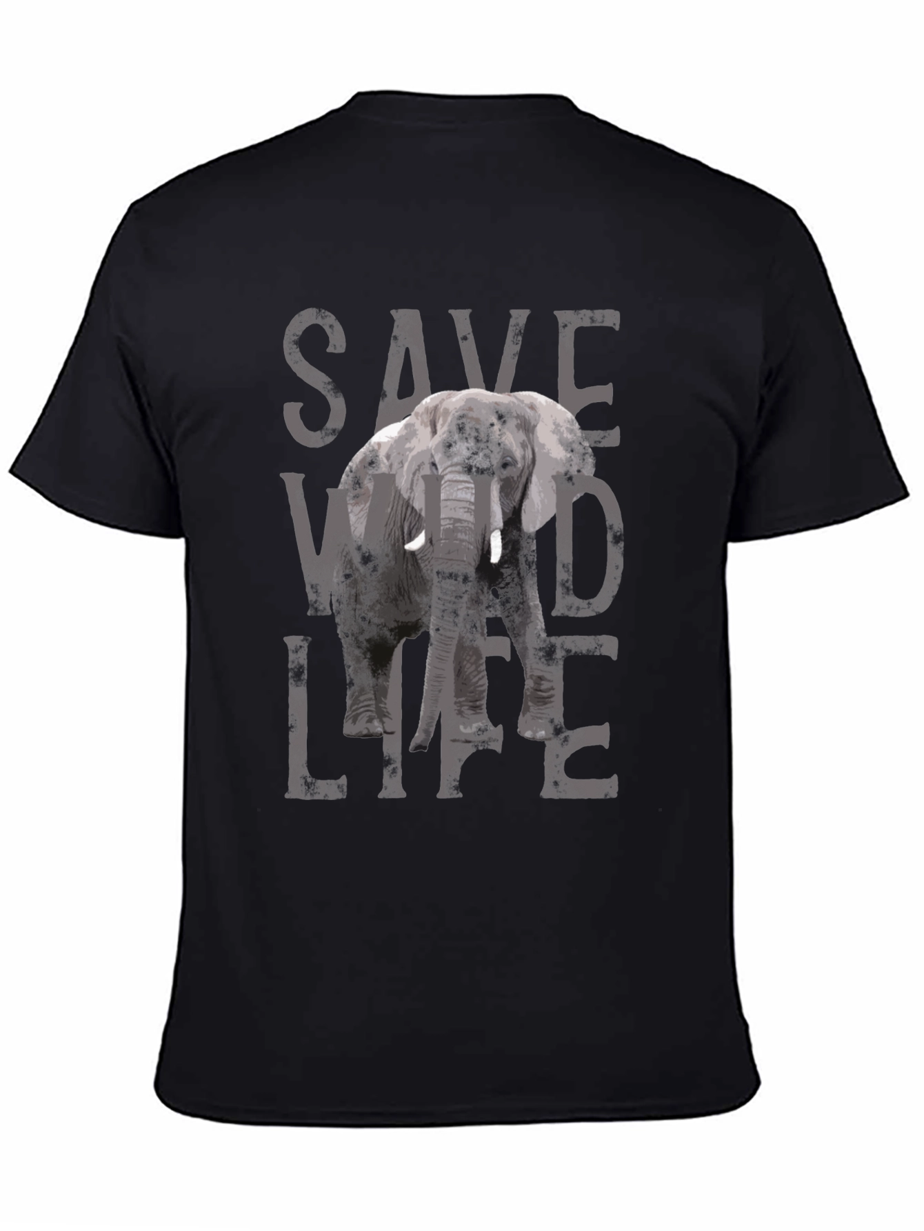 Save Wildlife Elephant Graphic Tee