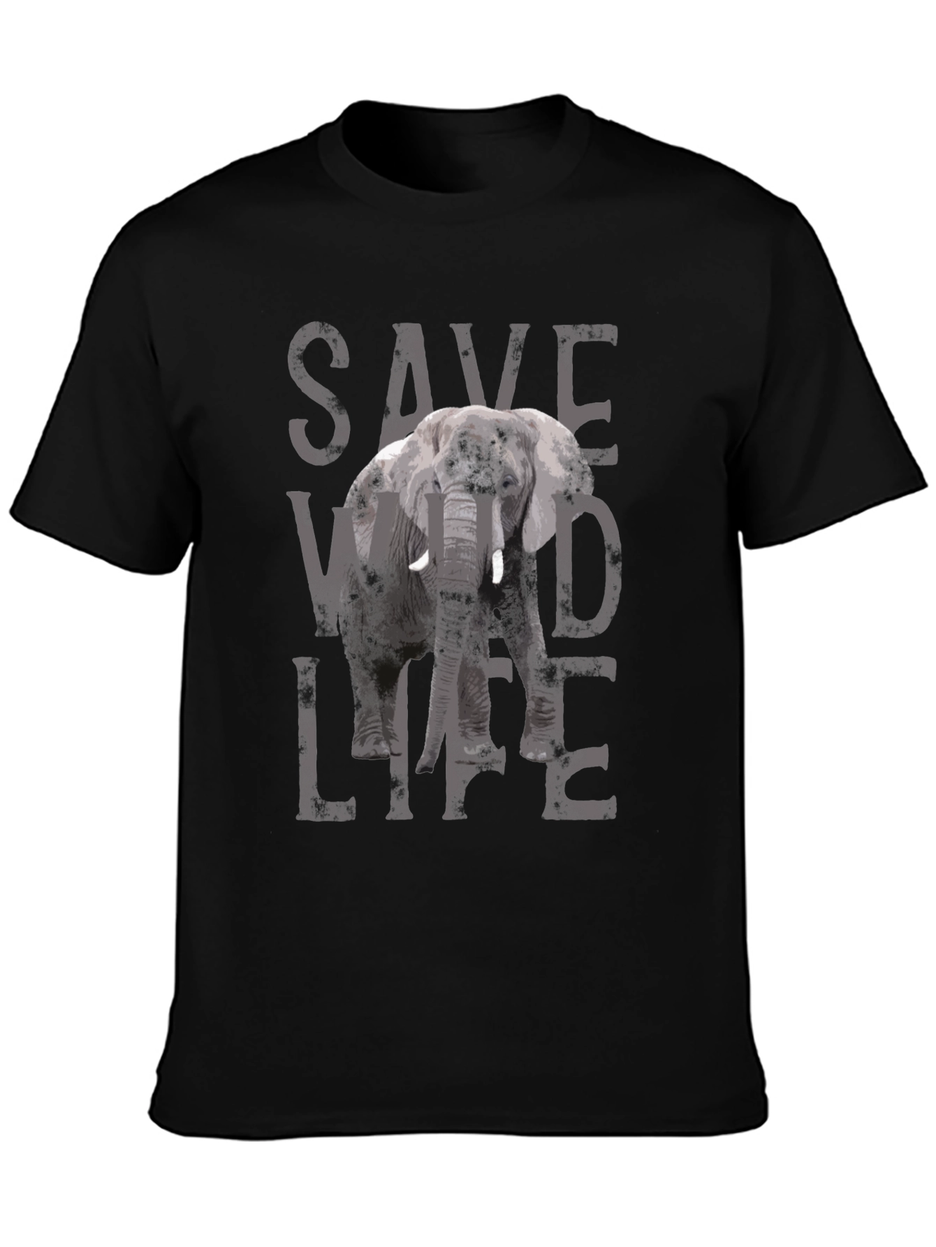 Save Wildlife Elephant Graphic Tee