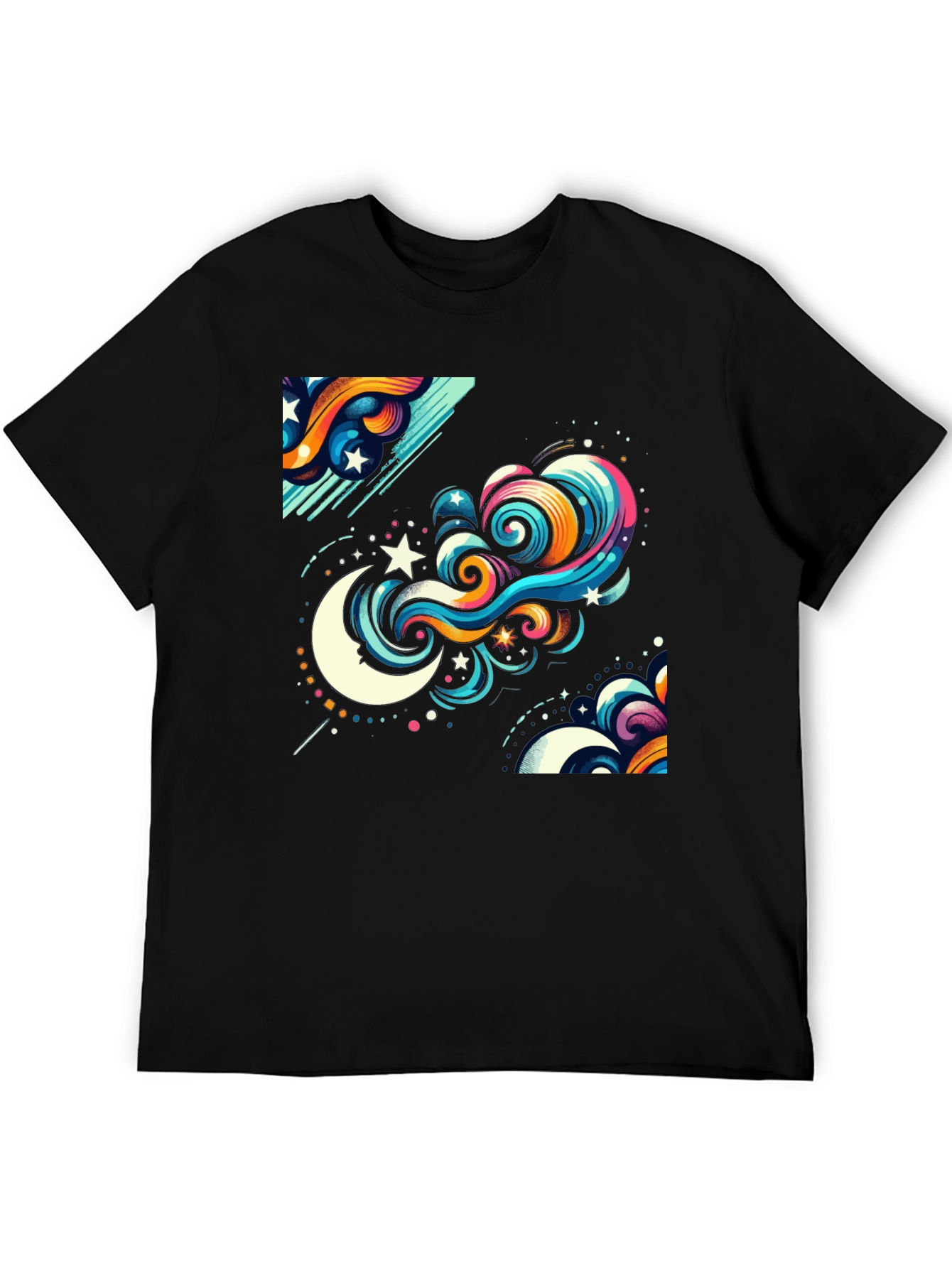 Cosmic Dream Black T-Shirt