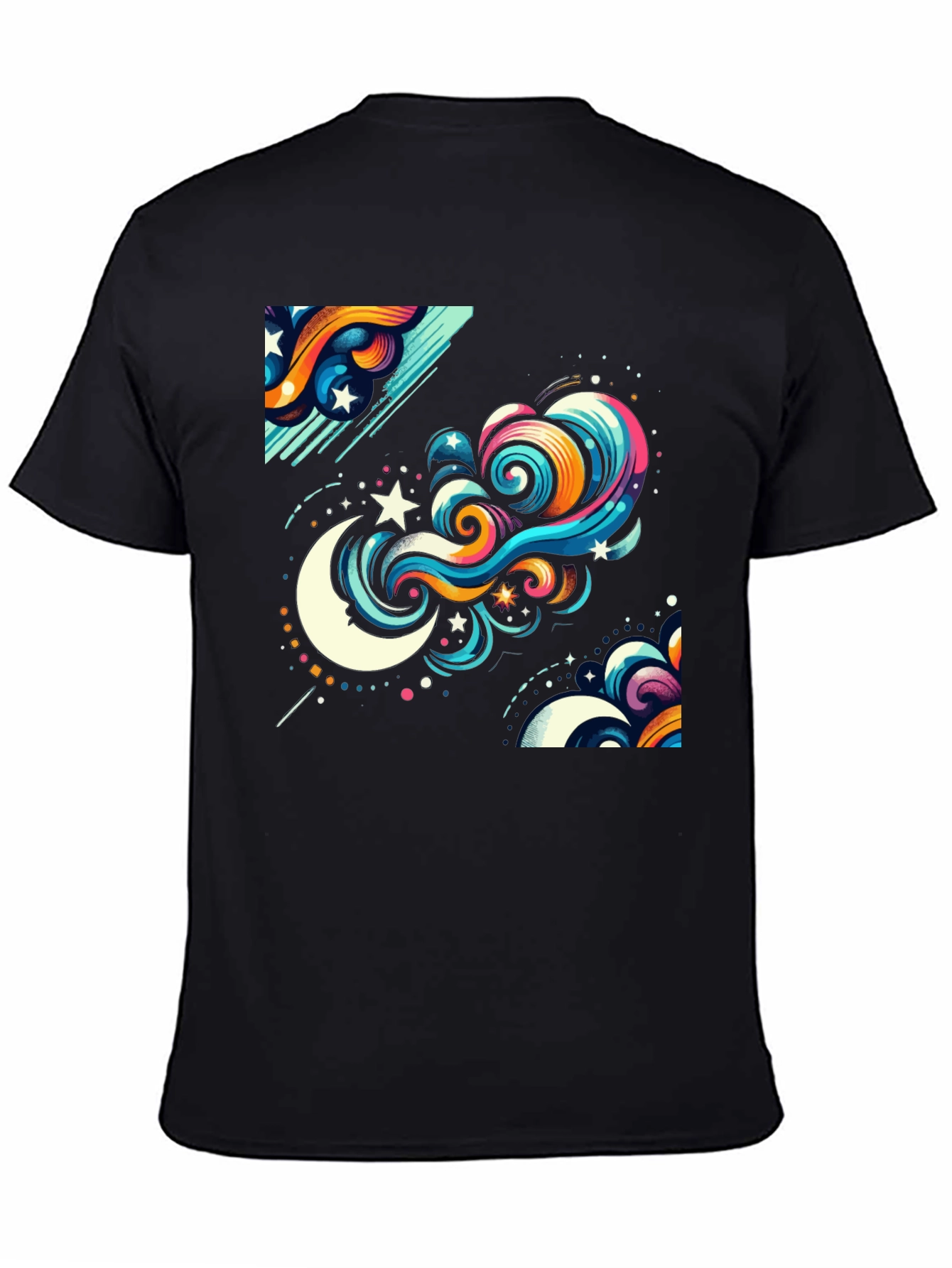 Cosmic Dream Black T-Shirt
