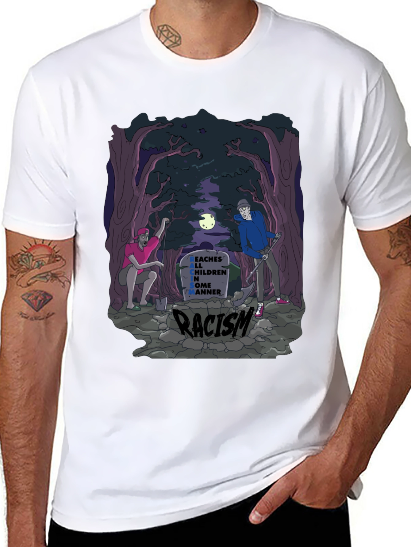 Anti-Racism Graphic Tee - End Racism
