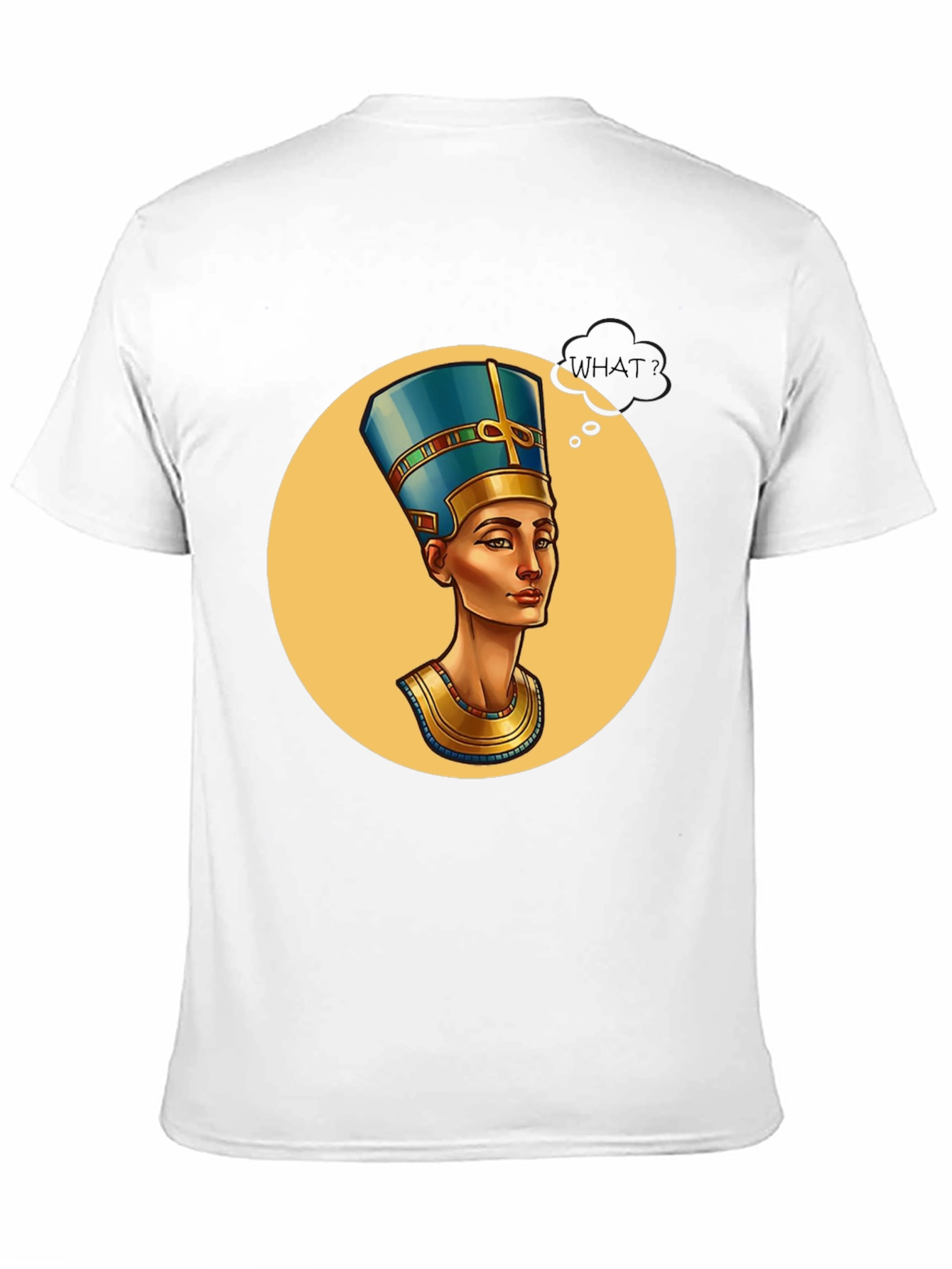 Nefertiti Graphic Tee - What? Black T-Shirt