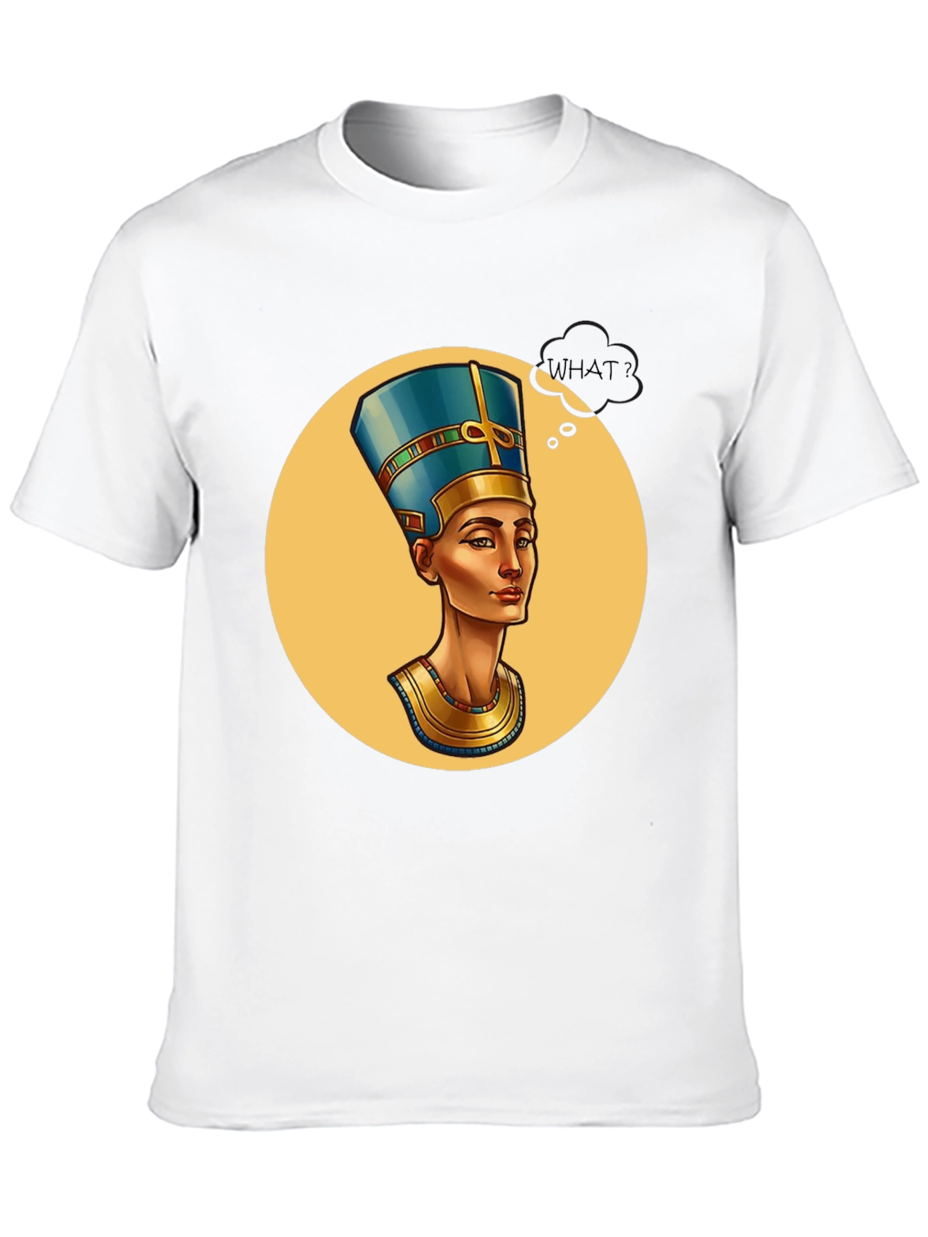 Nefertiti Graphic Tee - What? Black T-Shirt