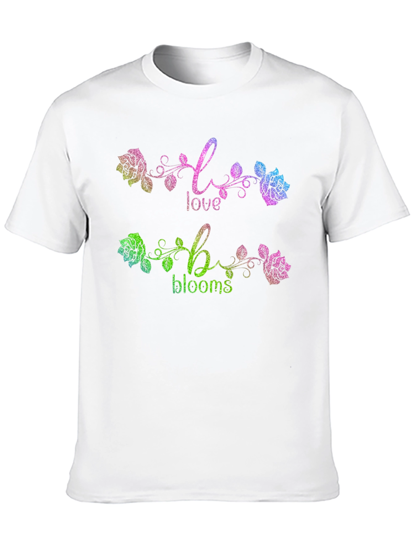 Love Blooms Graphic Tee - Stylish Floral Design