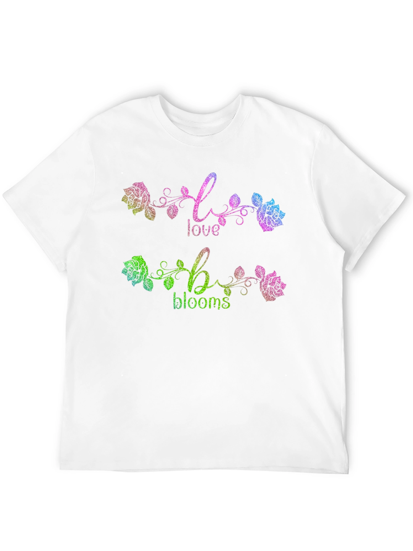 Love Blooms Graphic Tee - Stylish Floral Design