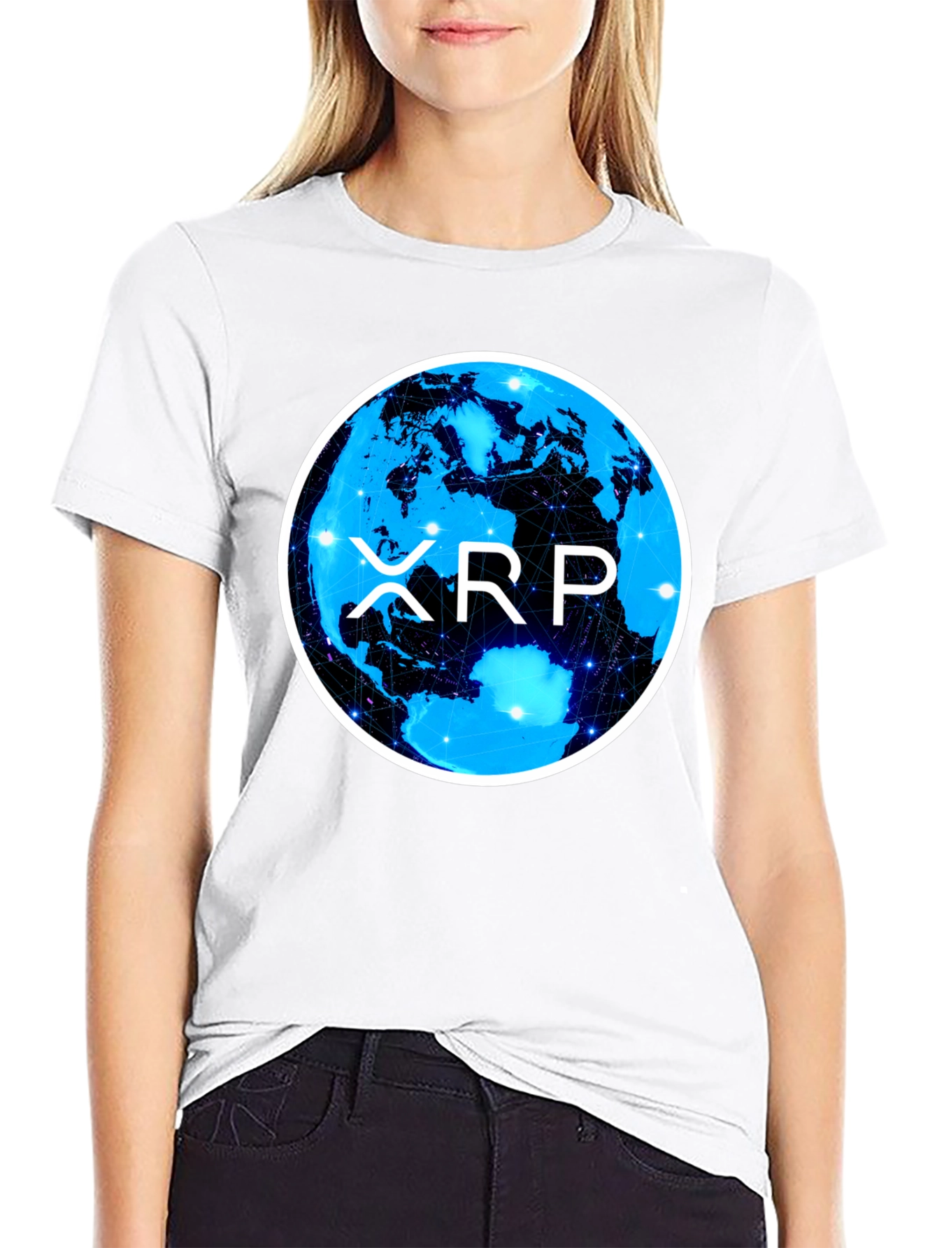 XRP Cryptocurrency T-Shirt - Black Crypto Tee