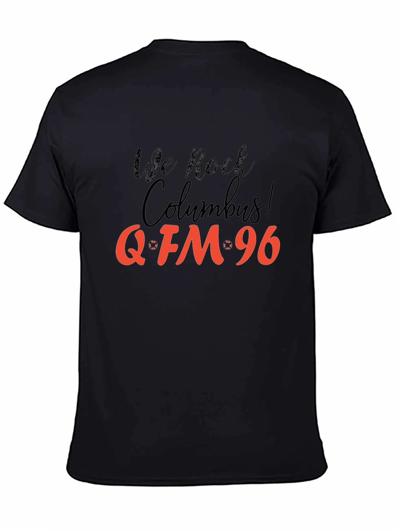 We Rock Columbus! Q-FM 96 Black T-Shirt