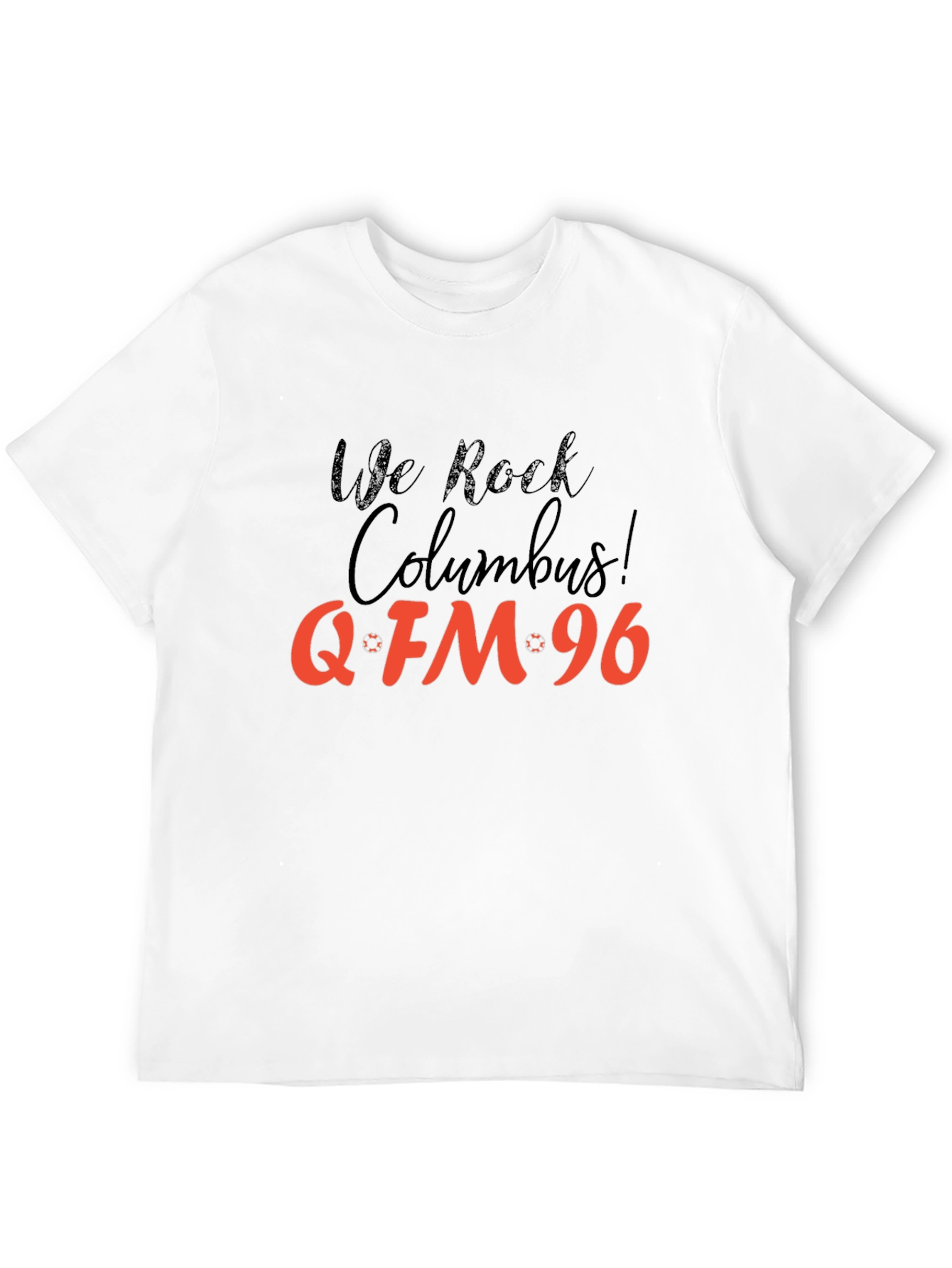 We Rock Columbus! Q-FM 96 Black T-Shirt