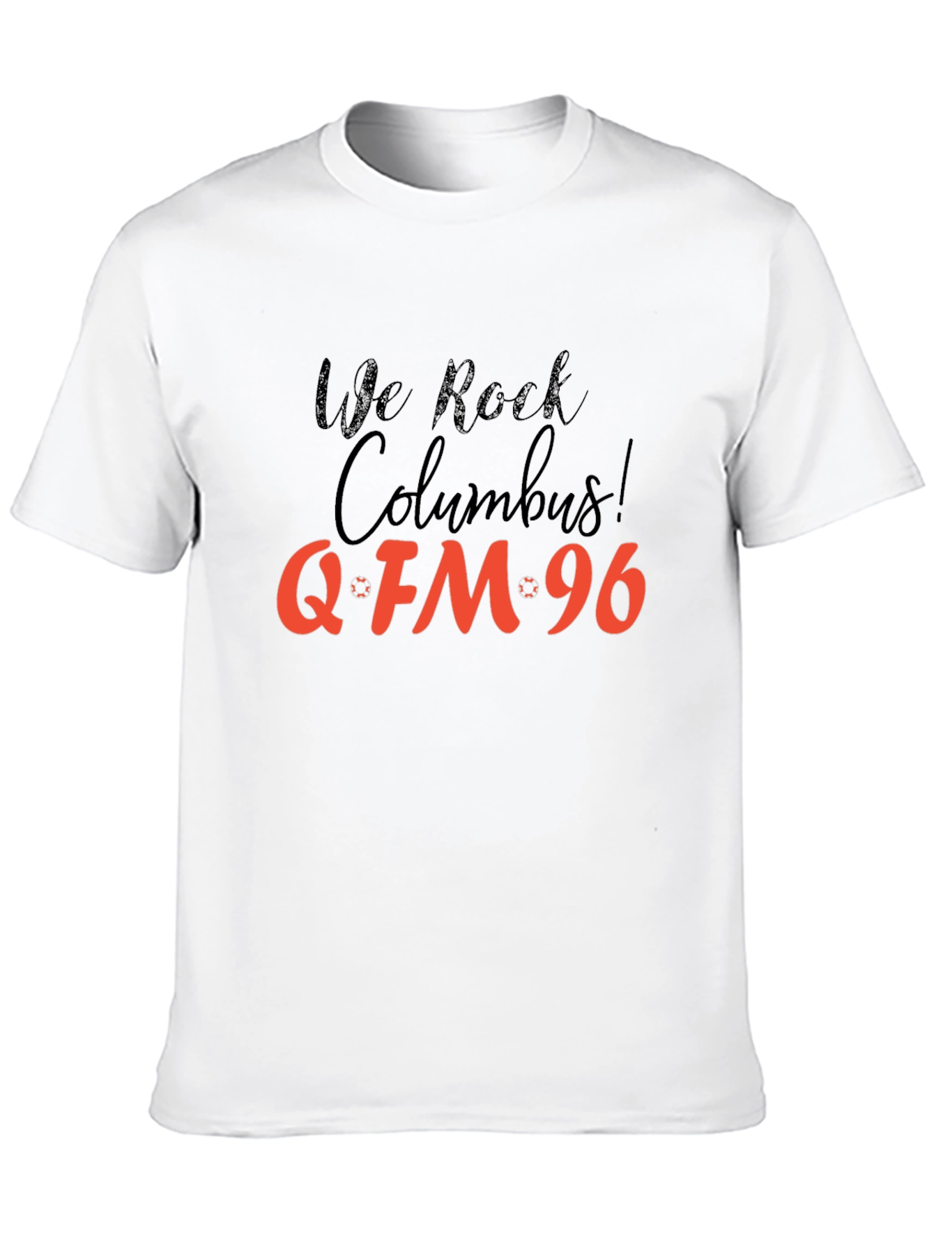We Rock Columbus! Q-FM 96 Black T-Shirt