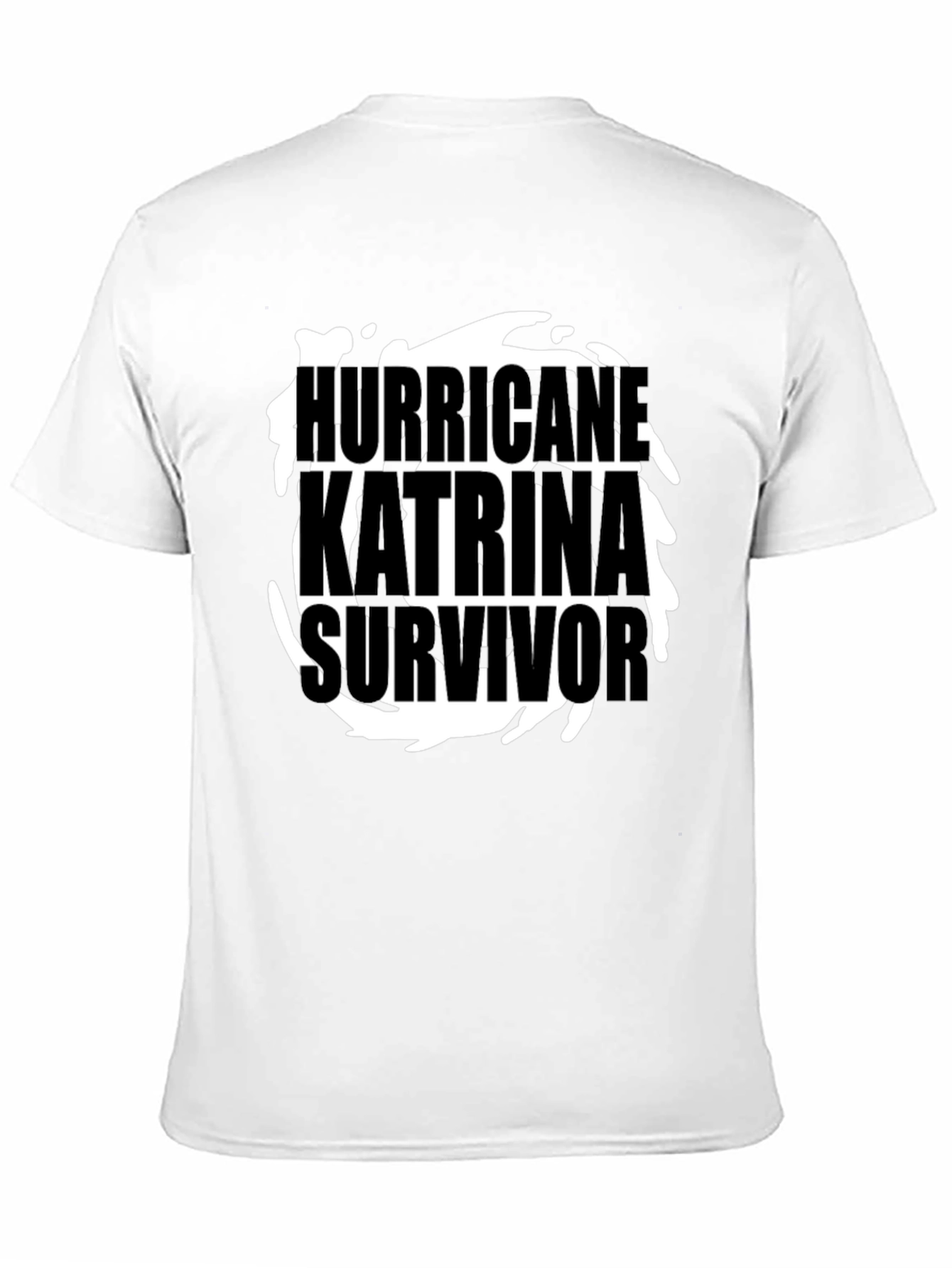 Hurricane Katrina Survivor T-Shirt - Black Graphic Tee