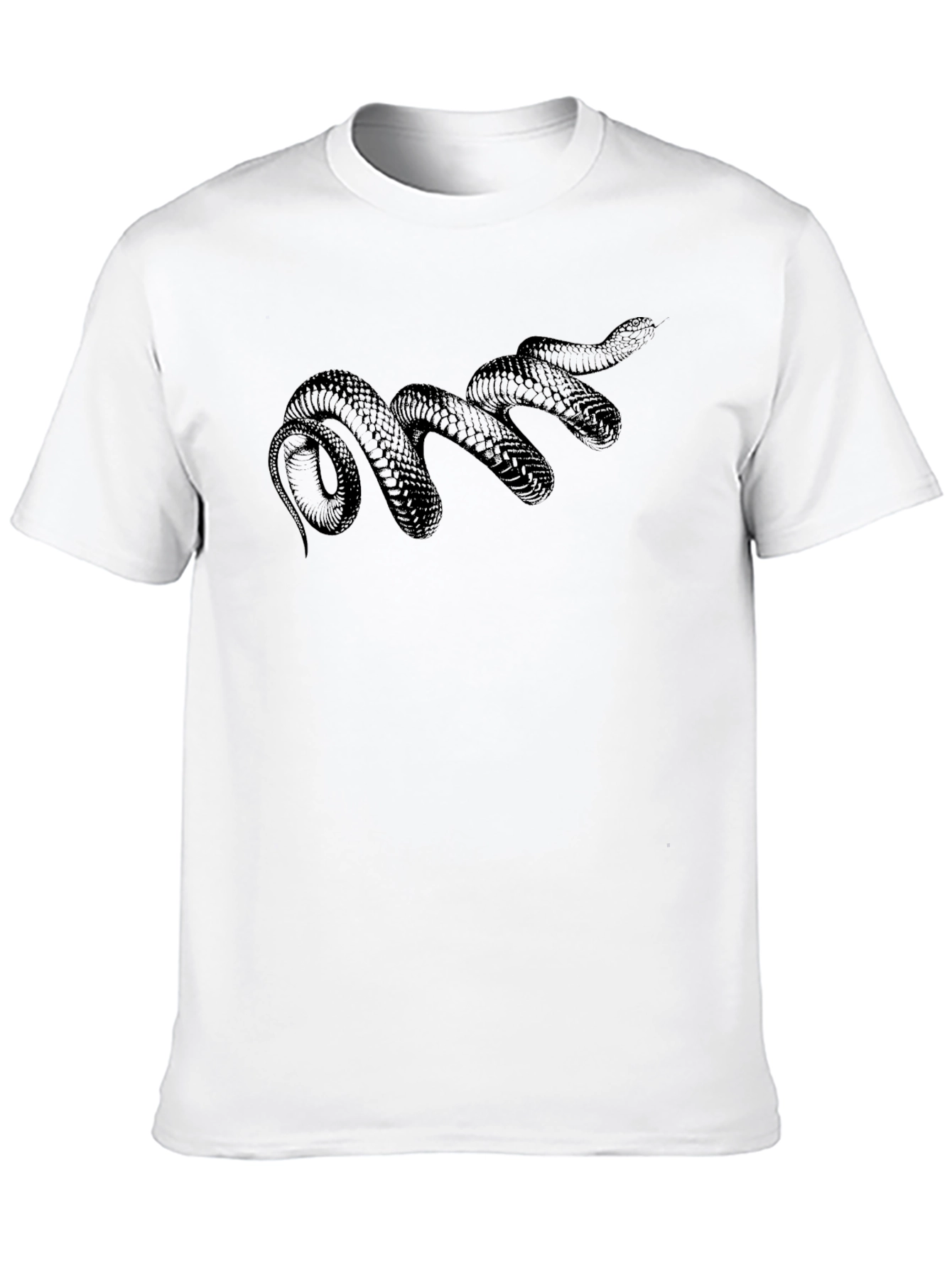 Black Snake Graphic Tee - Urban Style