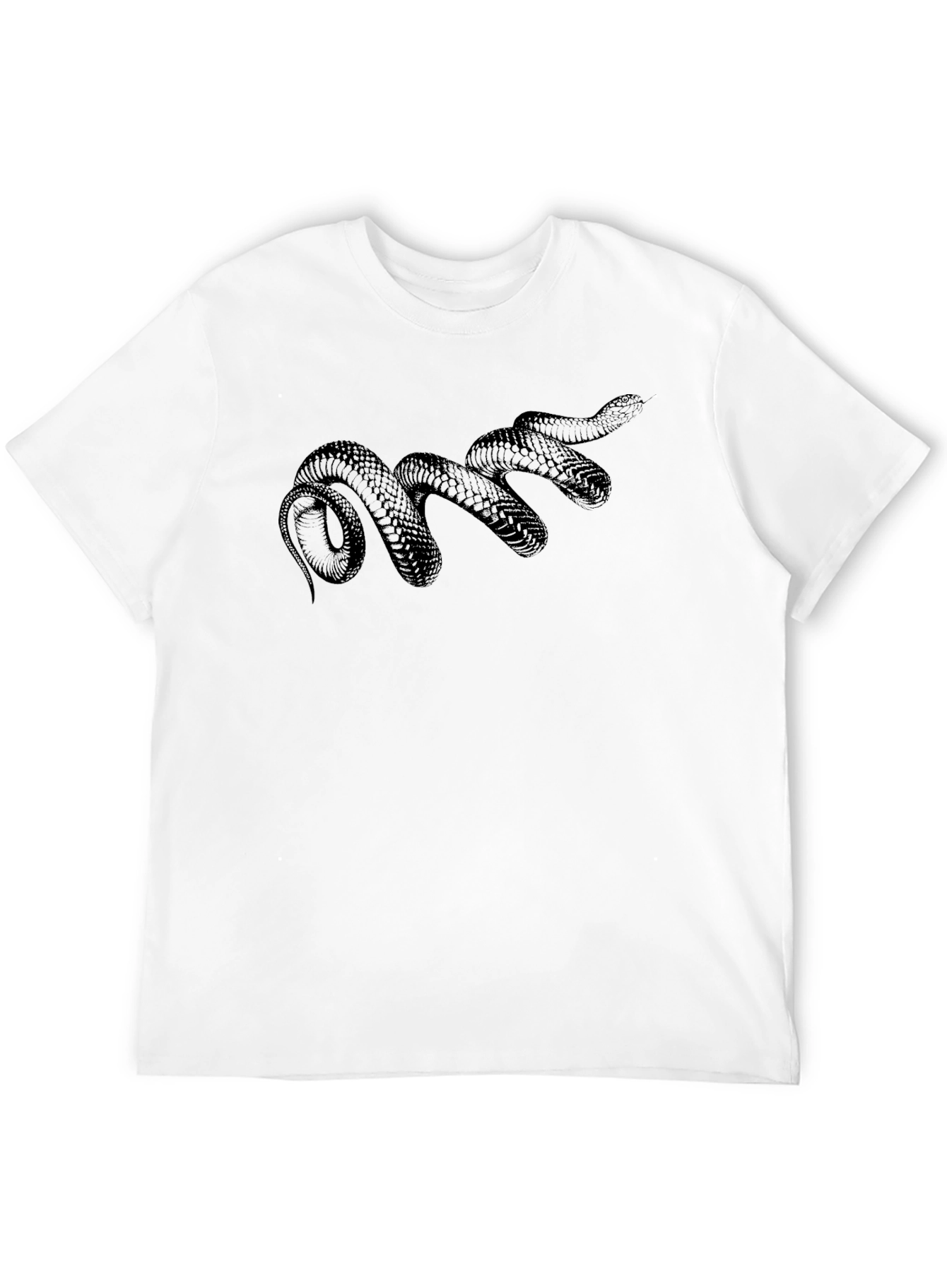 Black Snake Graphic Tee - Urban Style