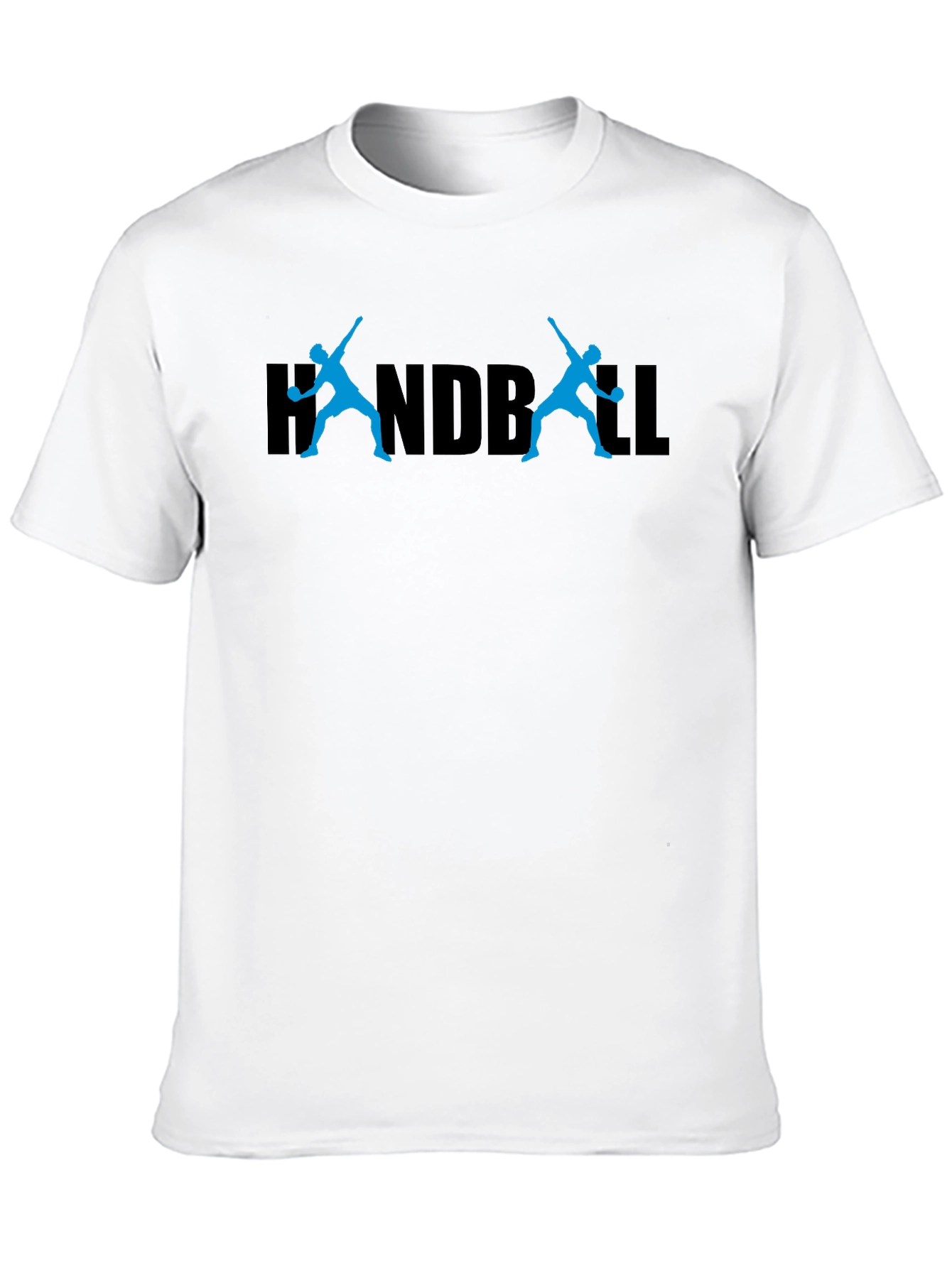 Handball Graphic Print Crew Neck T-Shirt