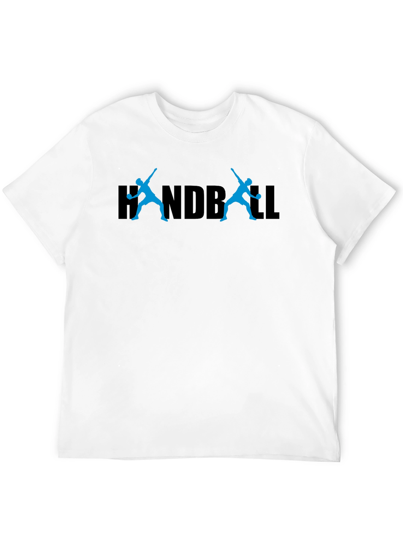 Handball Graphic Print Crew Neck T-Shirt
