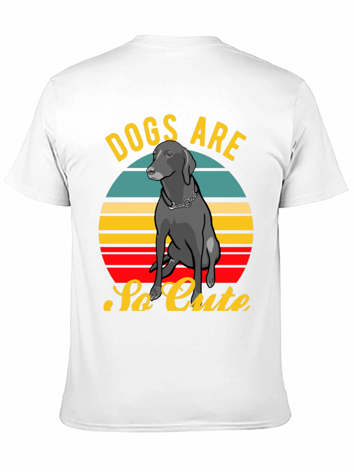 Dogs Are So Cute Retro Style T-Shirt