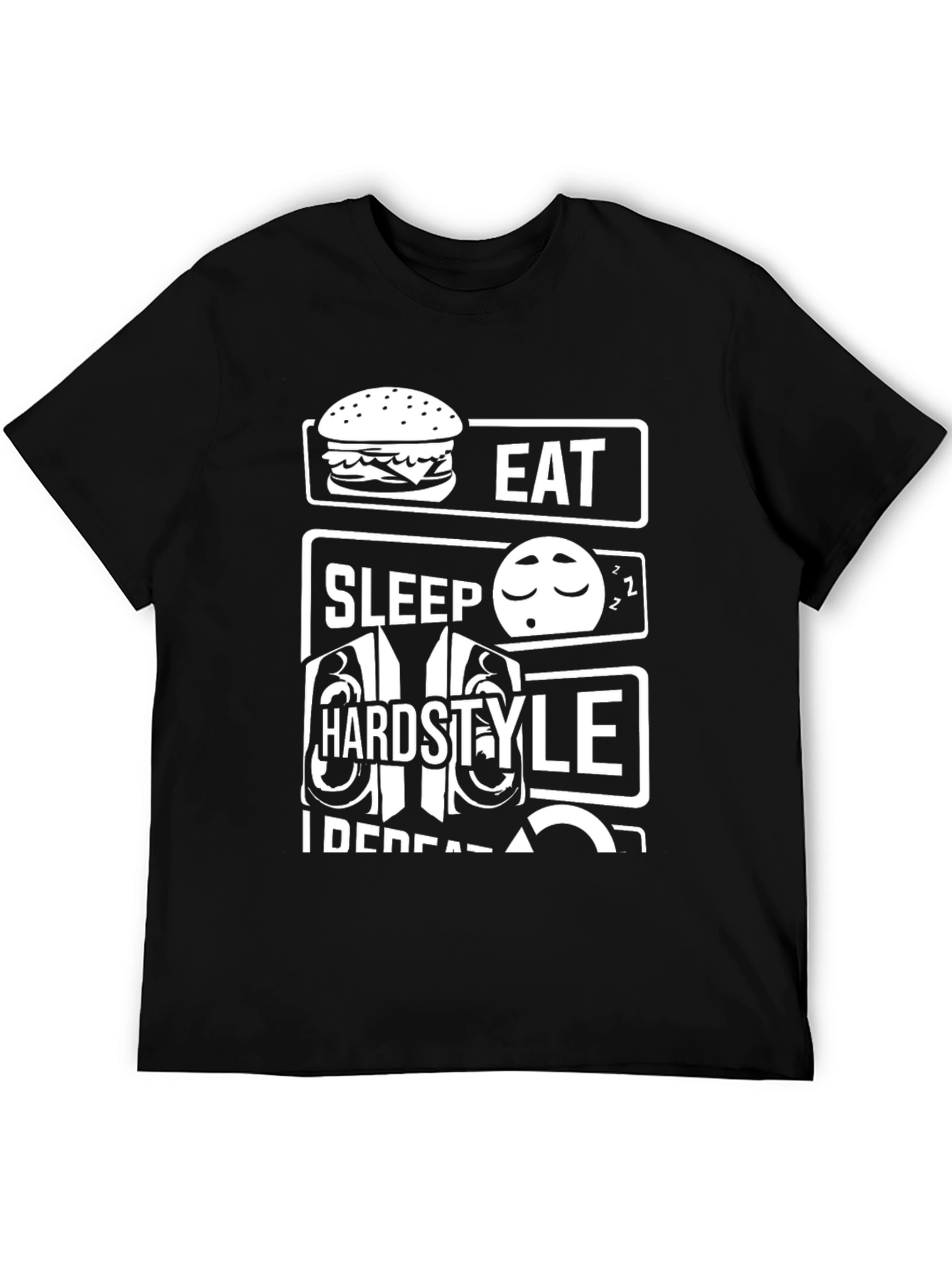 Eat Sleep Hardstyle Repeat Graphic Tee