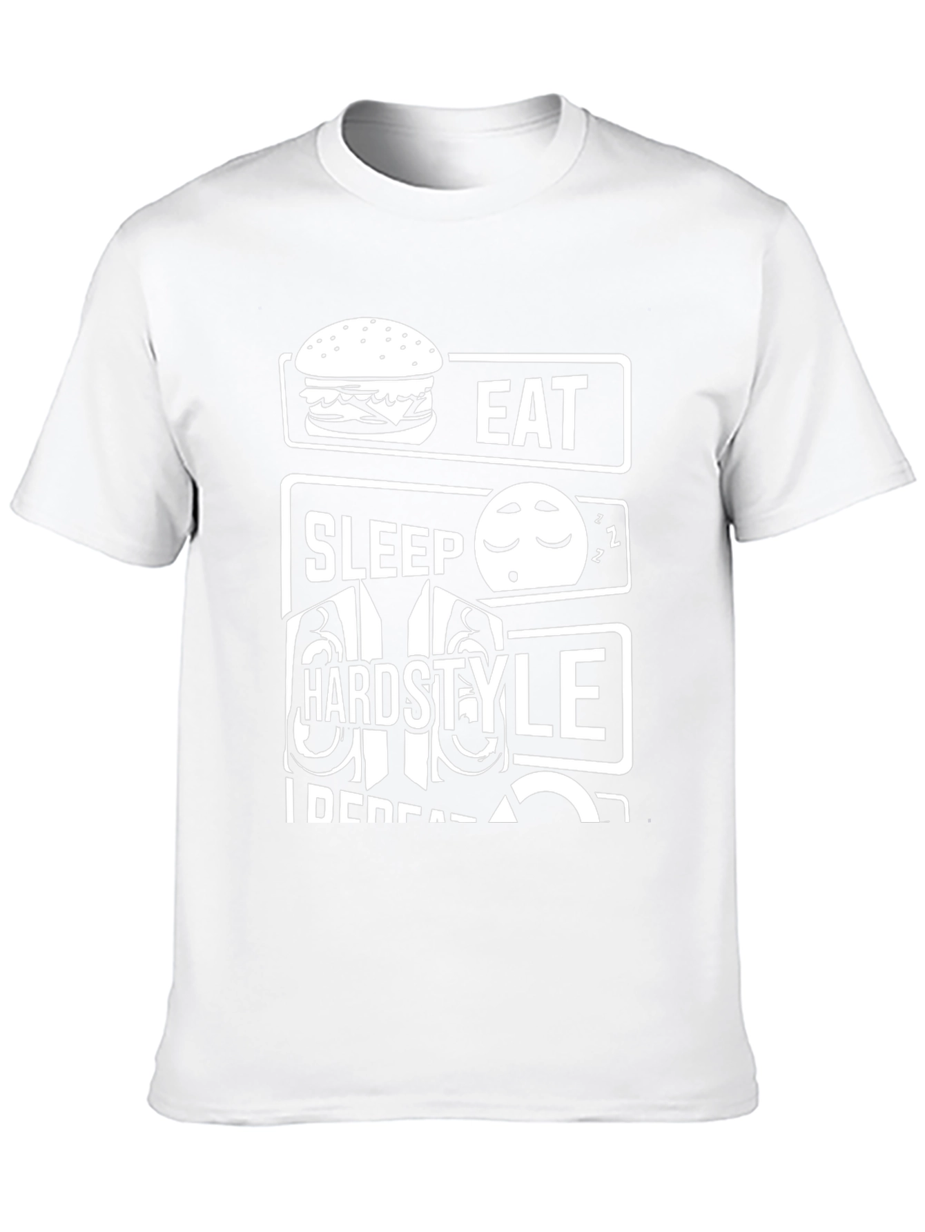 Eat Sleep Hardstyle Repeat Graphic Tee