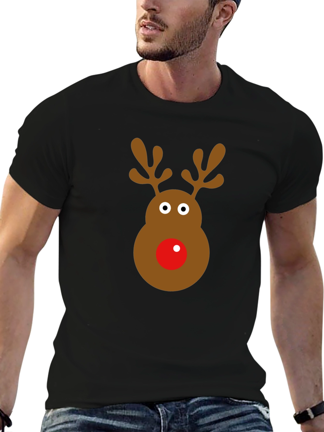 Rudolph Reindeer Graphic Tee