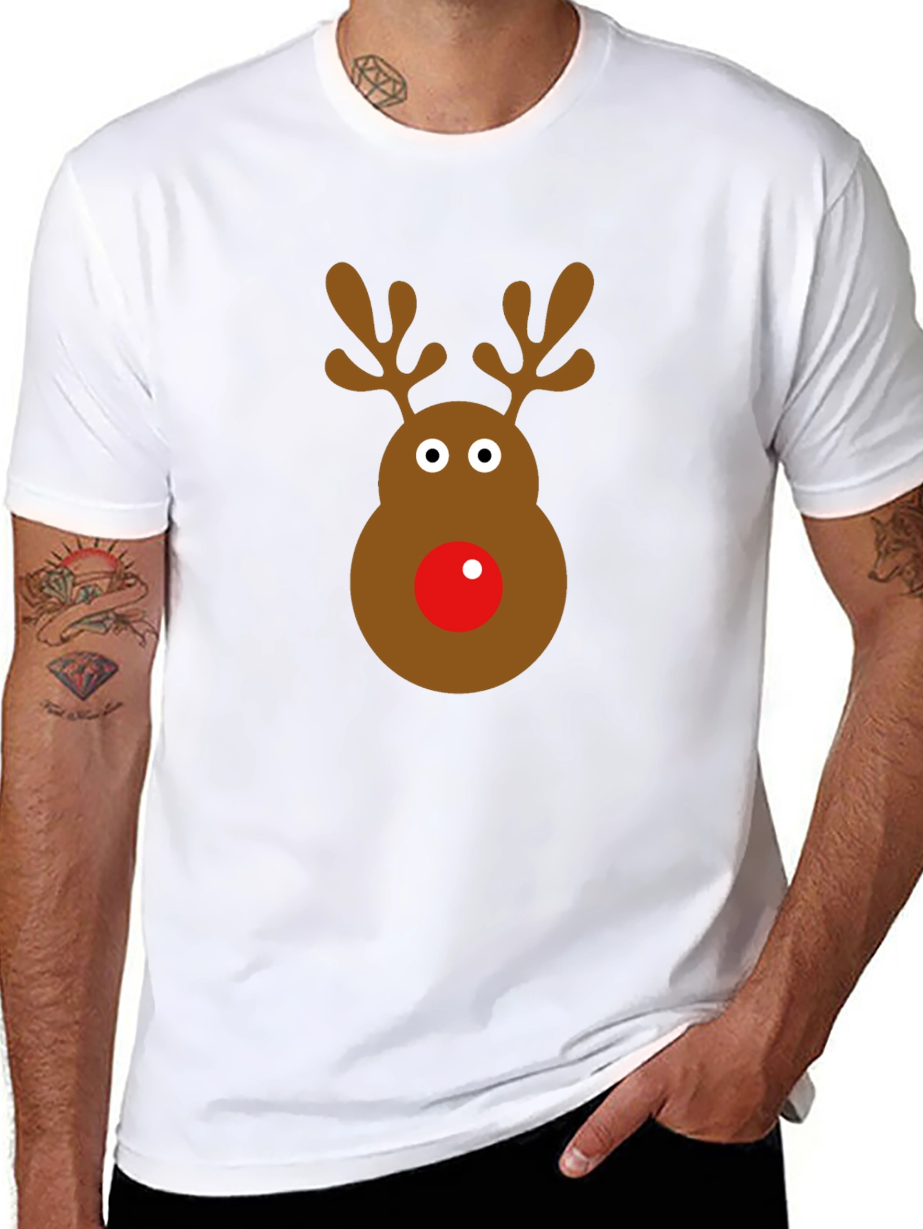 Rudolph Reindeer Graphic Tee