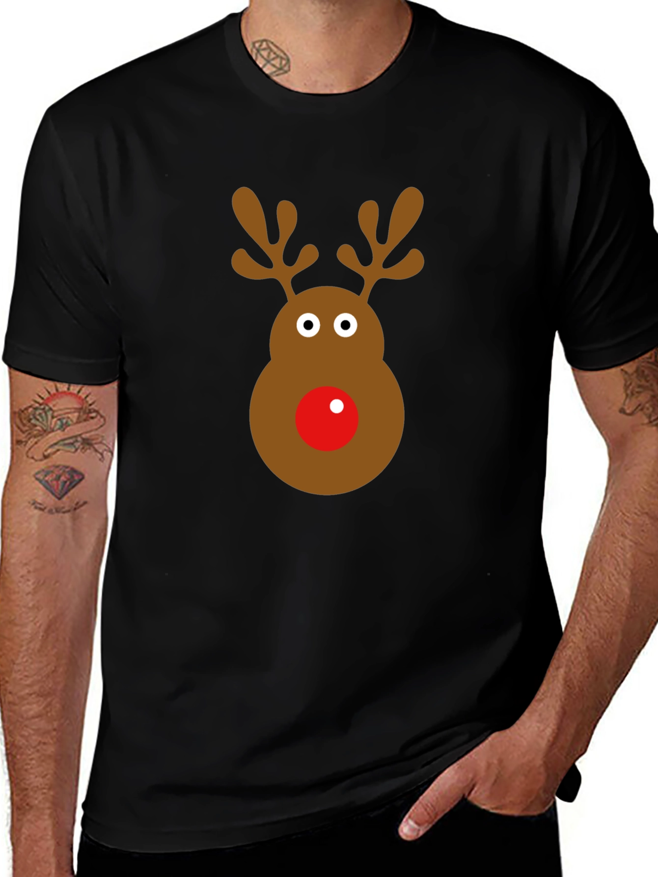 Rudolph Reindeer Graphic Tee