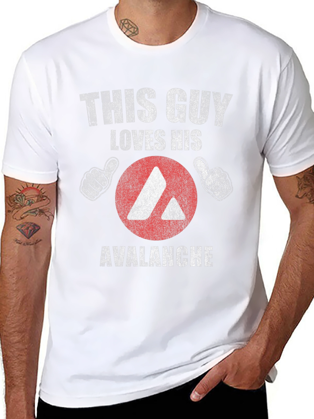 This Guy Loves His Avalanche Crypto T-Shirt