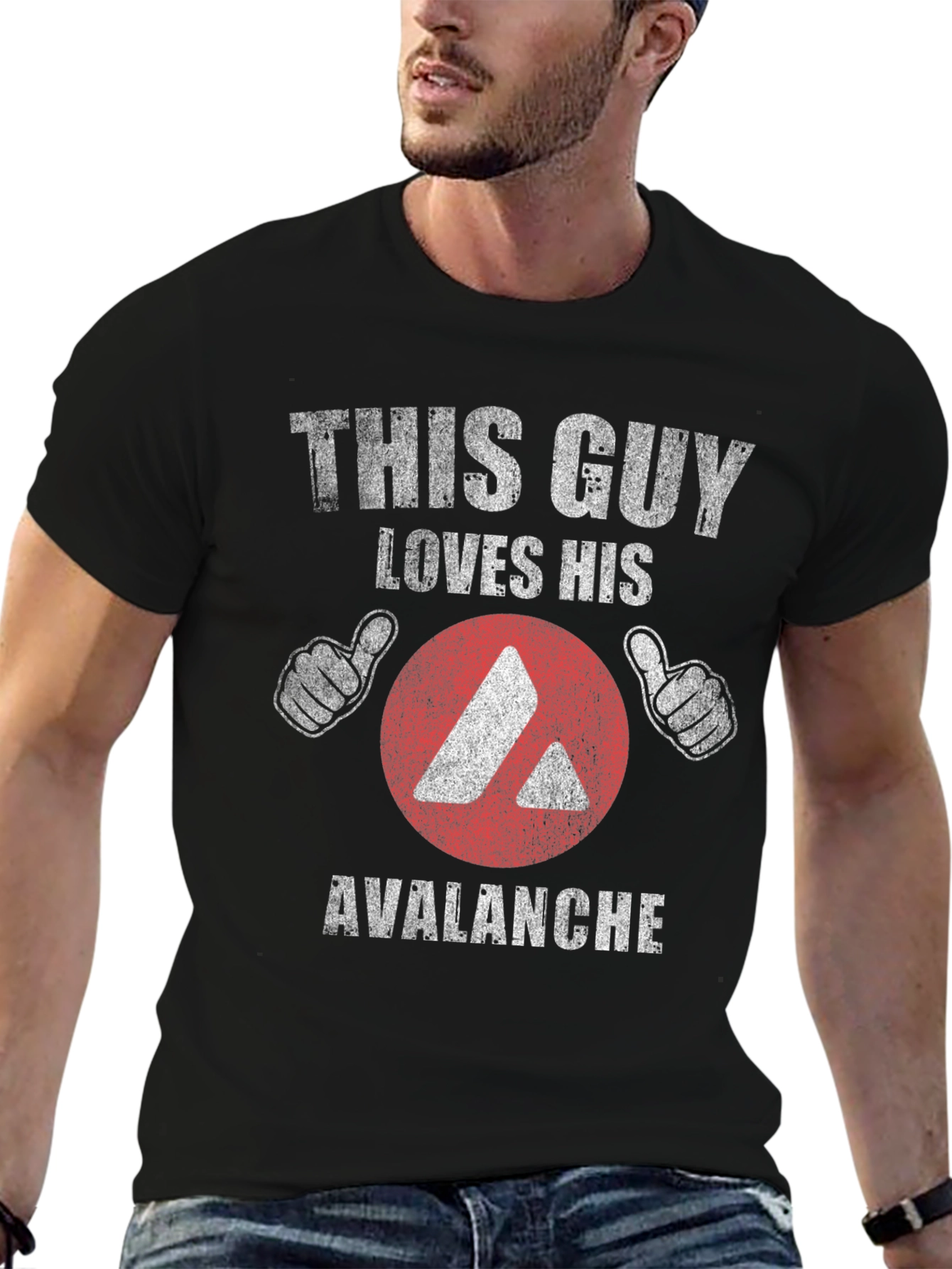 This Guy Loves His Avalanche Crypto T-Shirt