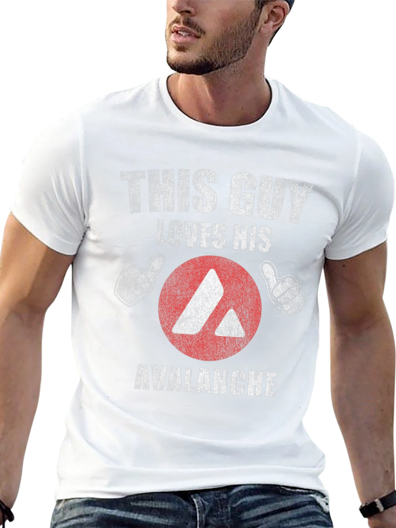 This Guy Loves His Avalanche Crypto T-Shirt