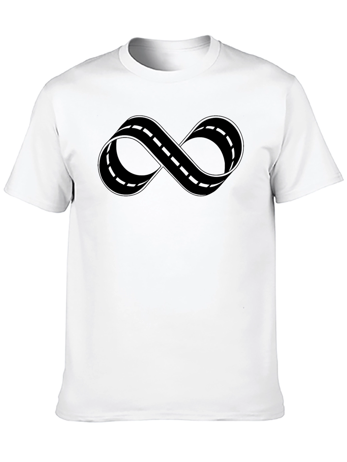 Mobius Strip Road Black T-Shirt